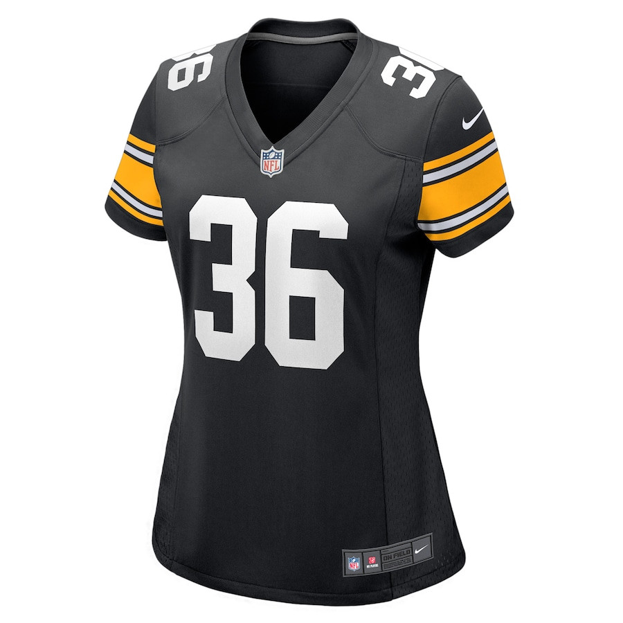 Jerome Bettis 36 Pittsburgh Steelers Retired Black NFL Jersey Women's