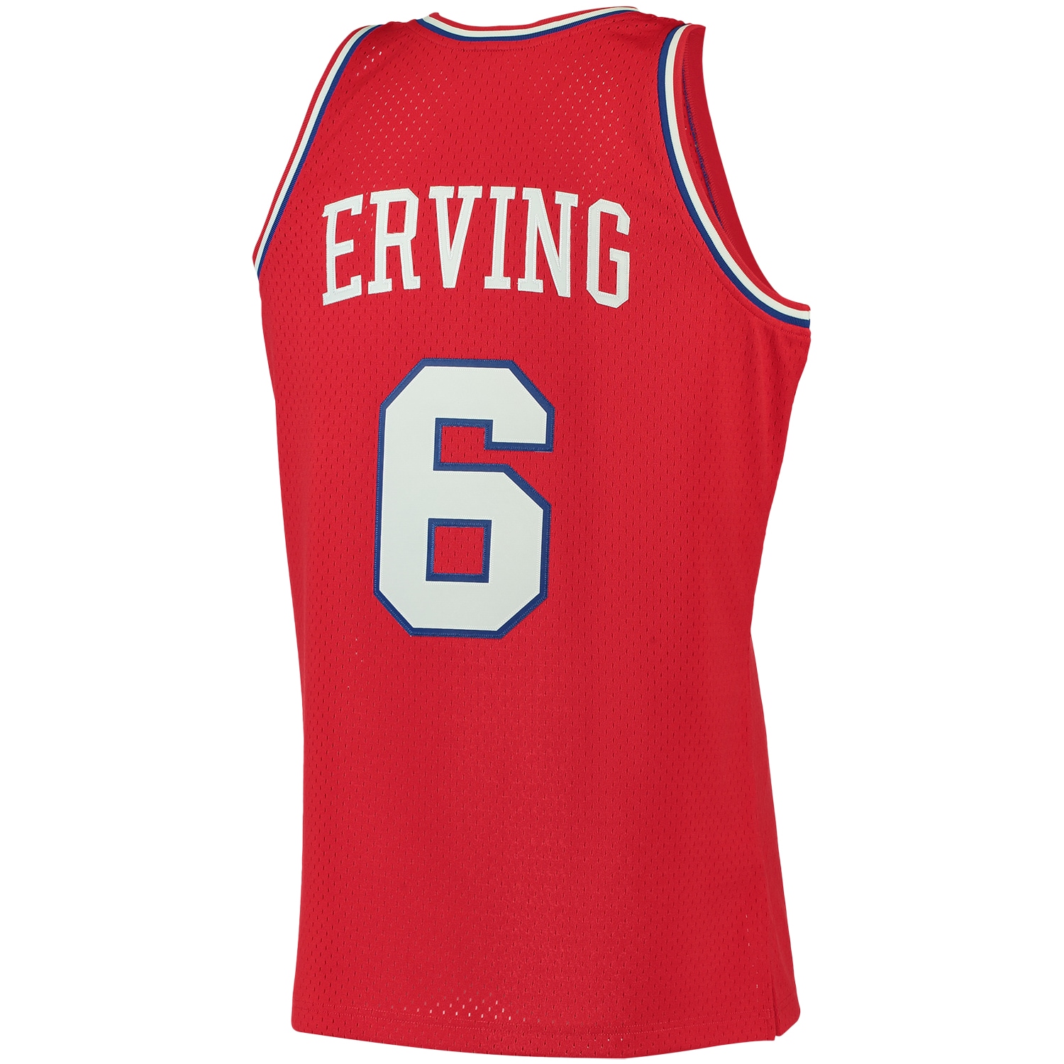 Mitchell Ness Julius Erving Red Philadelphia 76ers Big Tall Hardwood Classics NBA Jersey Men's