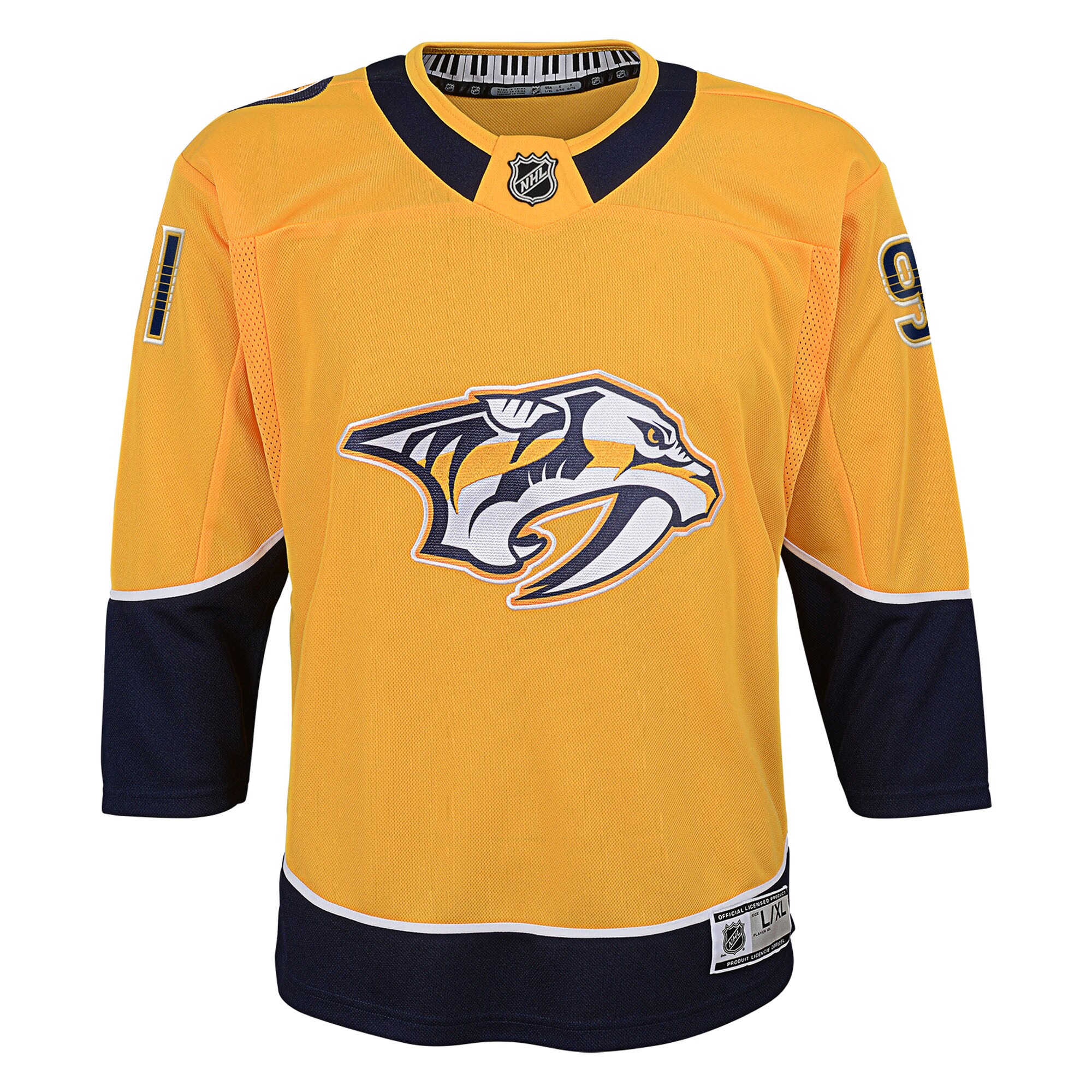 Nashville Predators Steven Stamkos Gold Home Premier Player NHL Jersey Youth