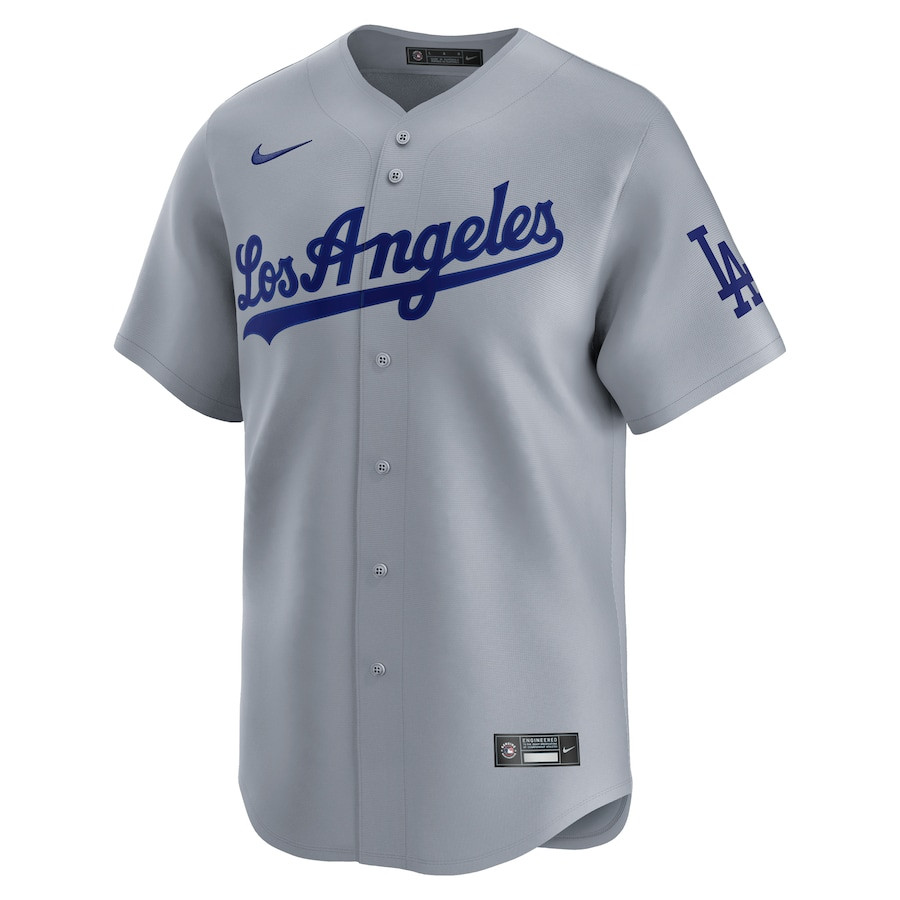 Los Angeles Dodgers Away Limited Gray MLB Jersey Men's