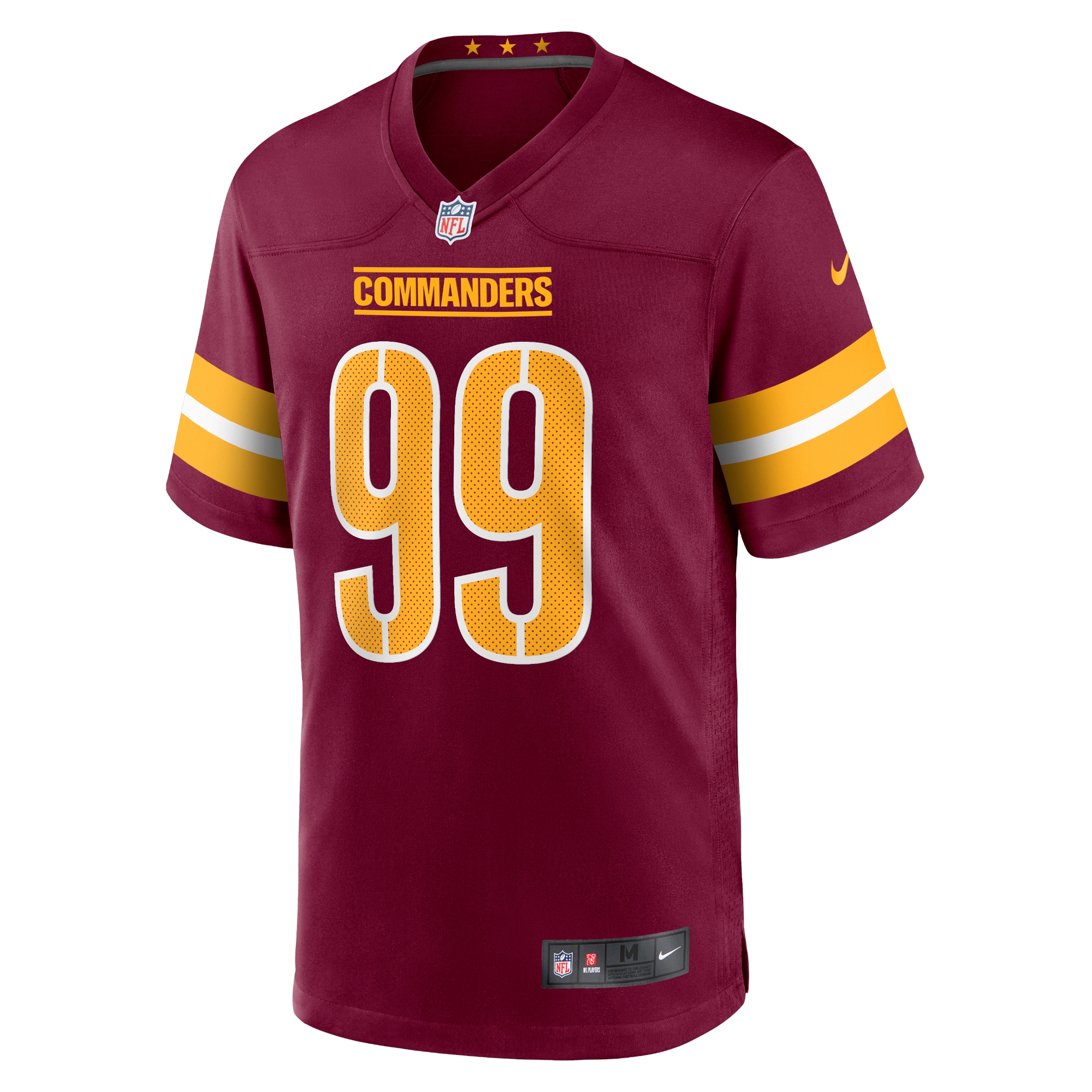 Washington Commanders Chase Young Burgundy Game NFL Jersey Youth