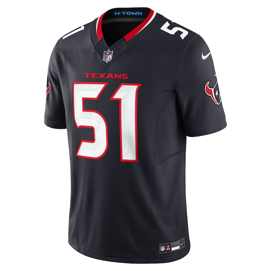 Will Anderson Jr. 51 Houston Texans Vapor F.U.S.E. Limited Navy NFL Jersey Men's