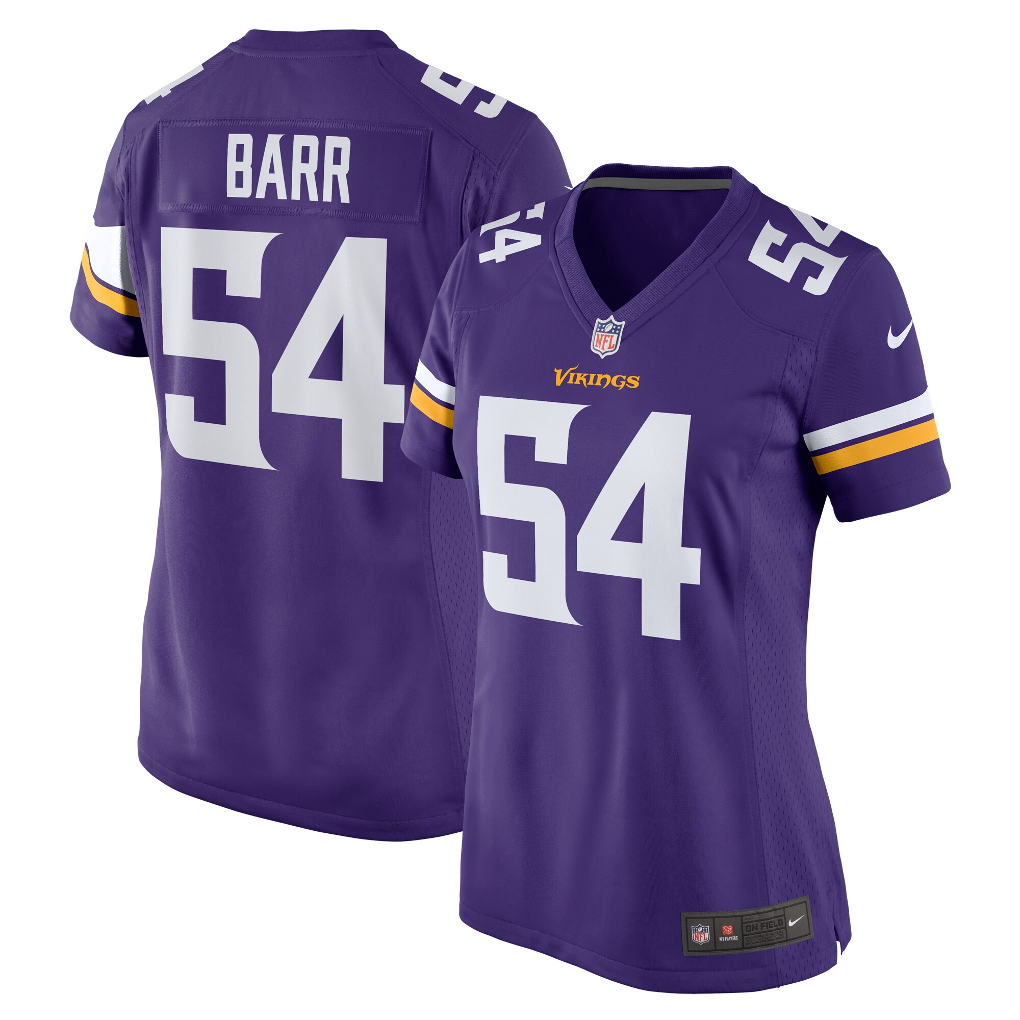 Minnesota Vikings Anthony Barr Purple Team Game NFL Jersey Women's