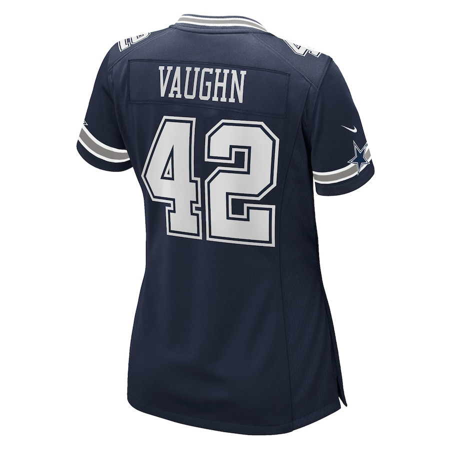 Deuce Vaughn 42 Dallas Cowboys Game Navy NFL Jersey Women's
