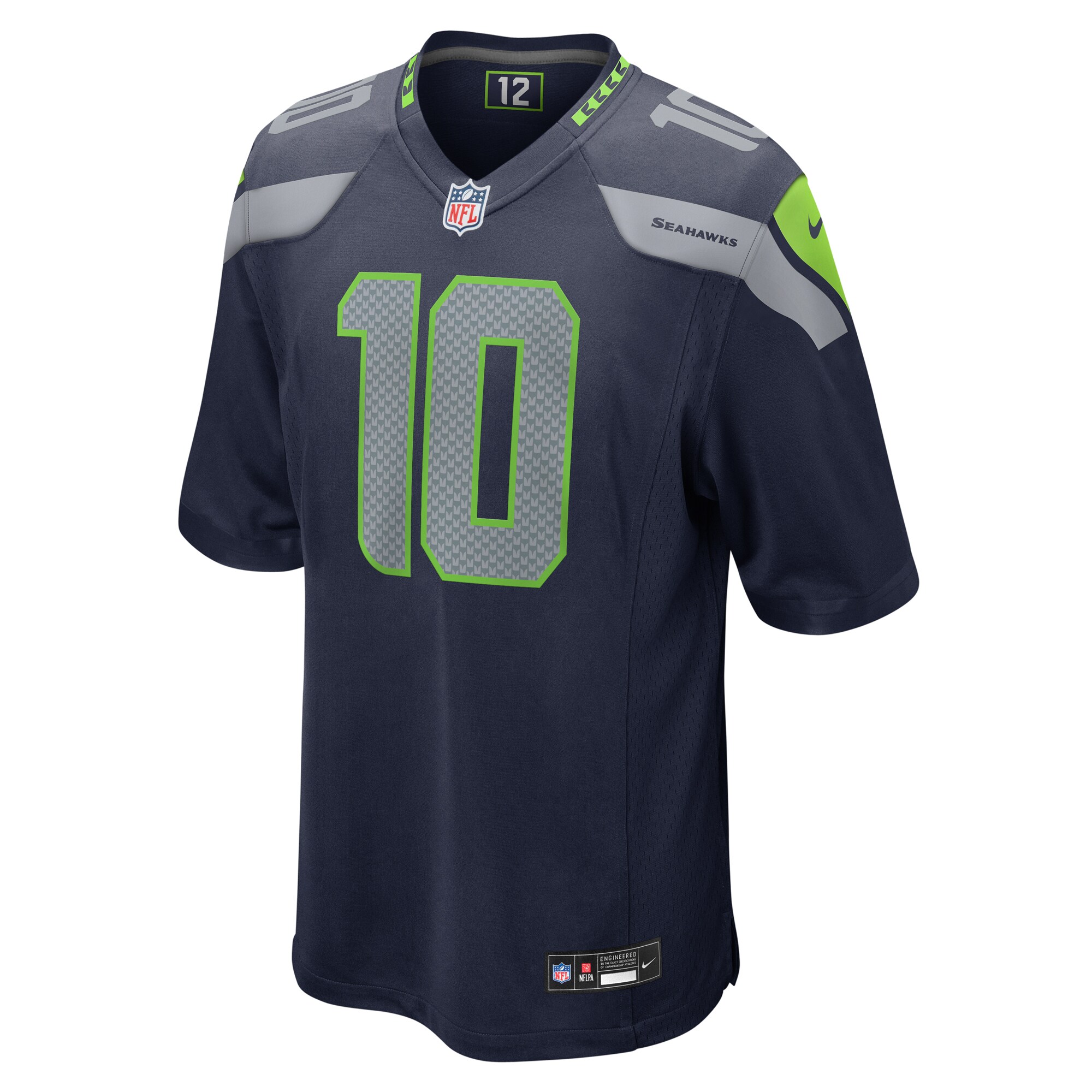 Seattle Seahawks Uchenna Nwosu College Navy Game NFL Jersey Men's