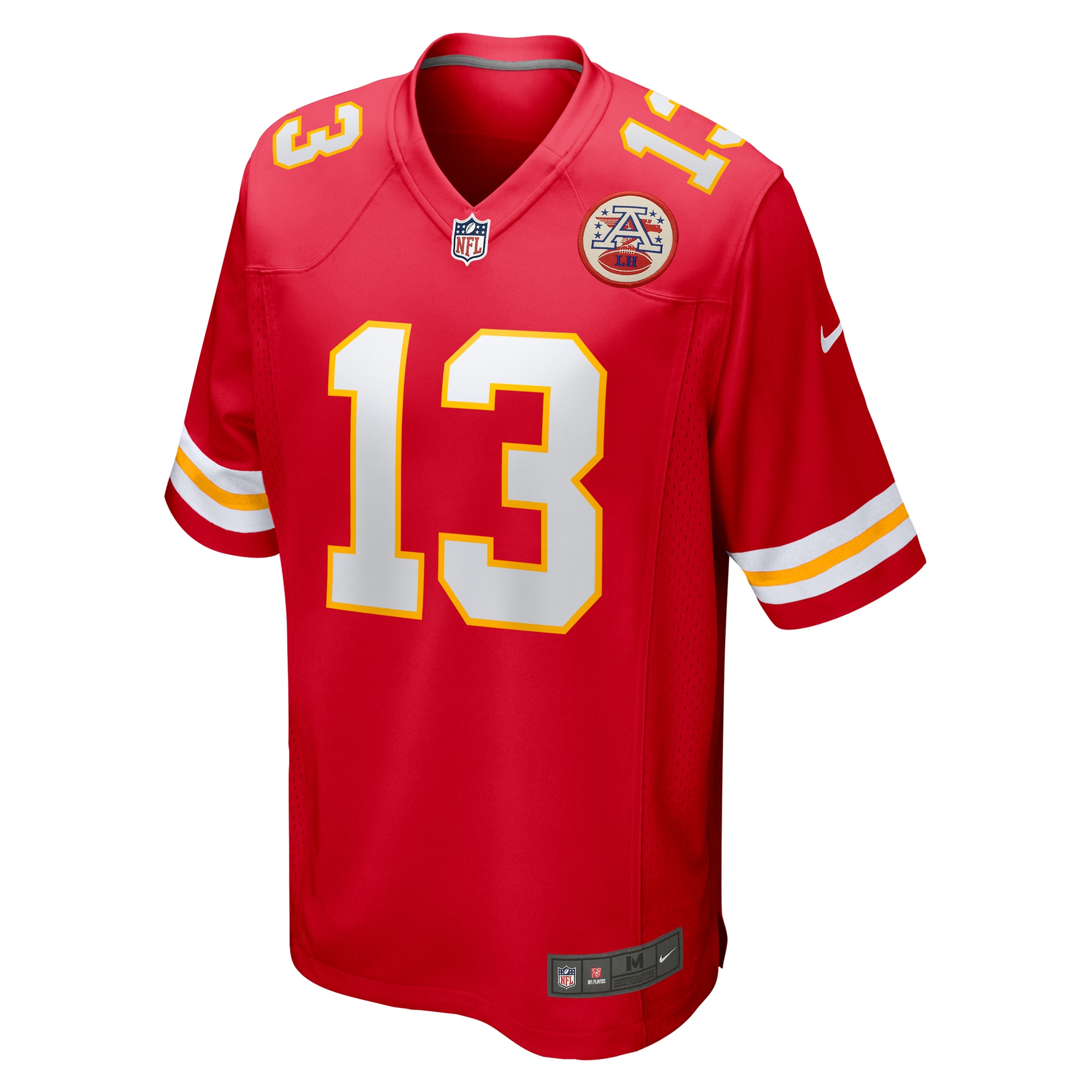Kansas City Chiefs Chris Oladokun Red Game NFL Jersey Men's