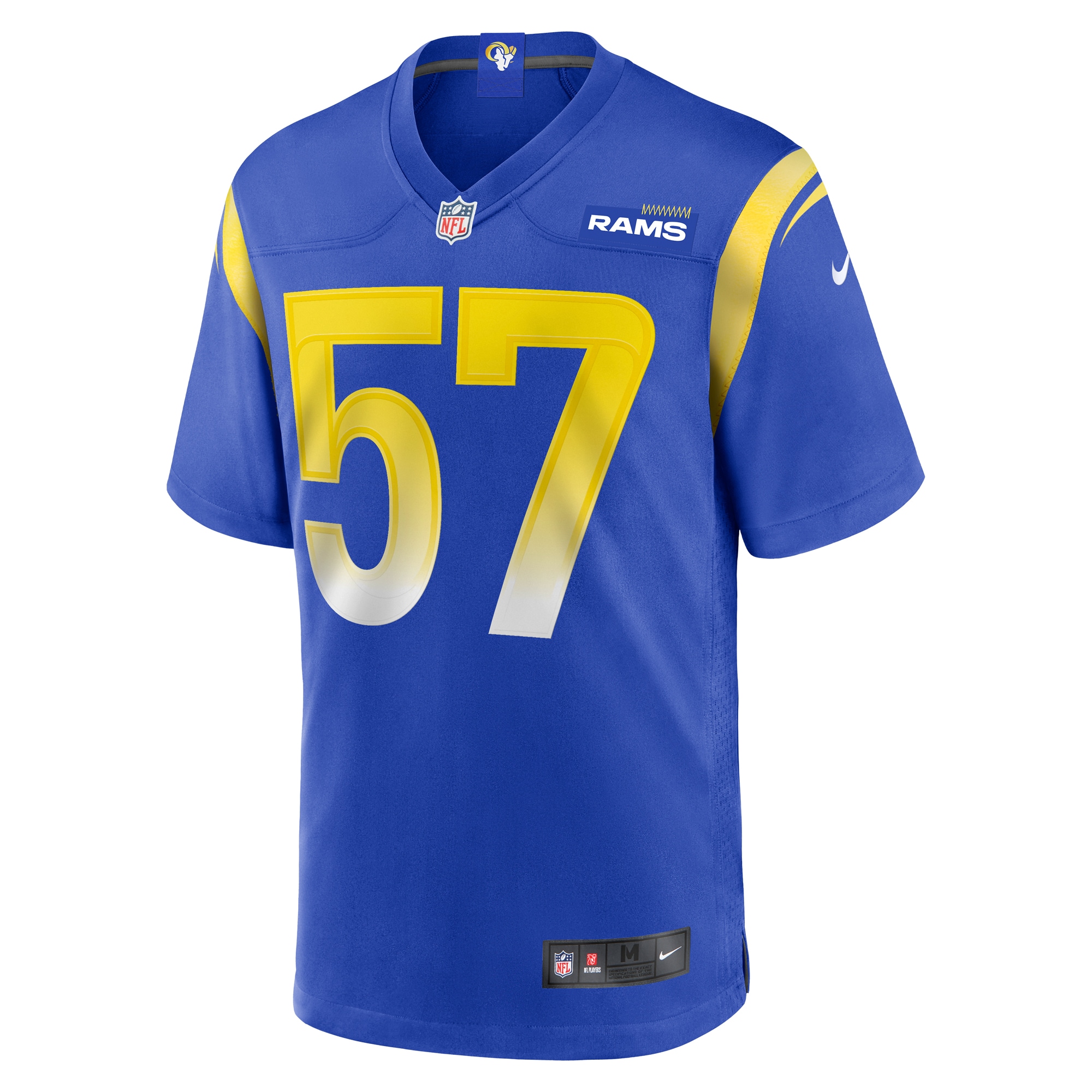 Los Angeles Rams Zachary Thomas Royal Team Game NFL Jersey Men's