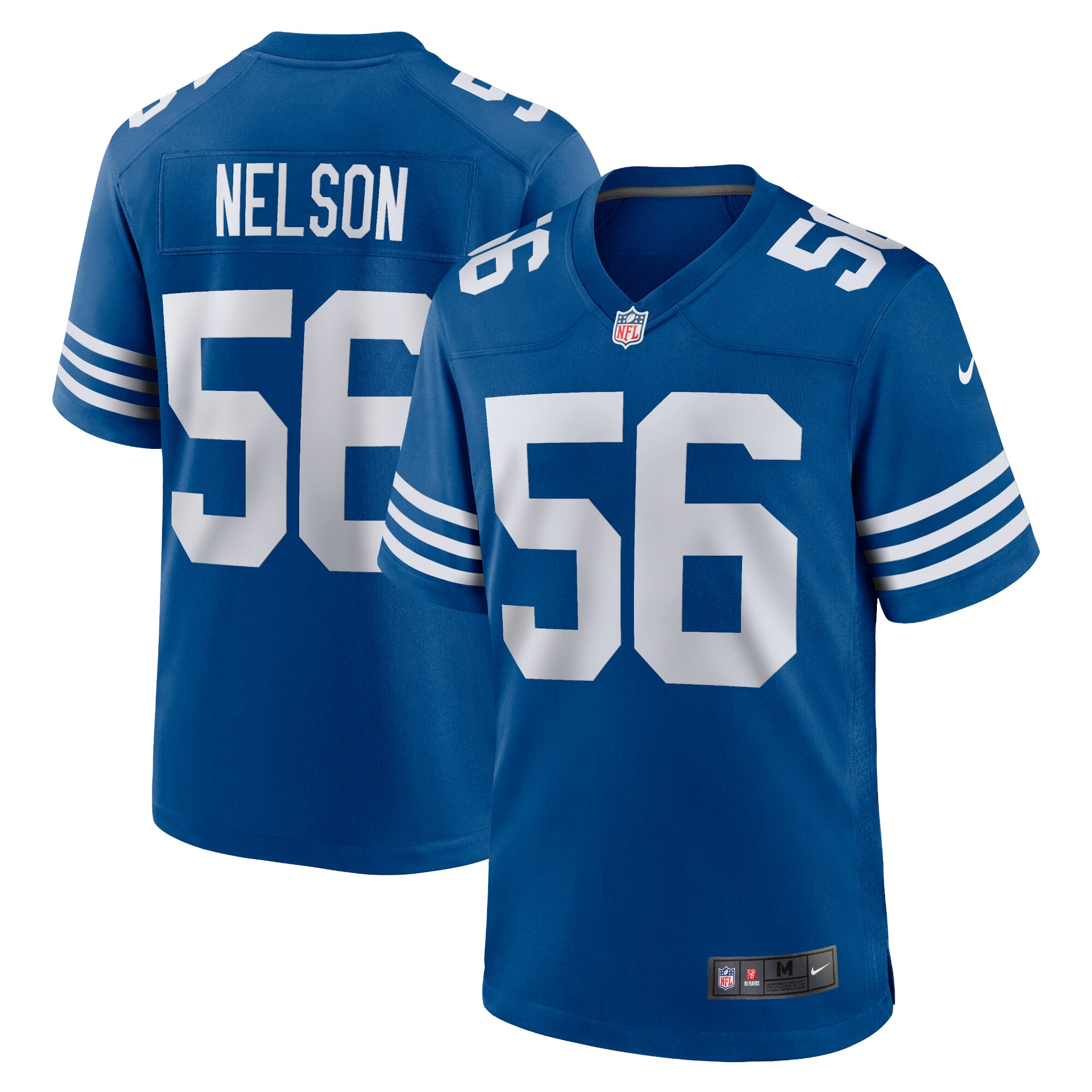 Indianapolis Colts Quenton Nelson Royal Alternate Game NFL Jersey Men's