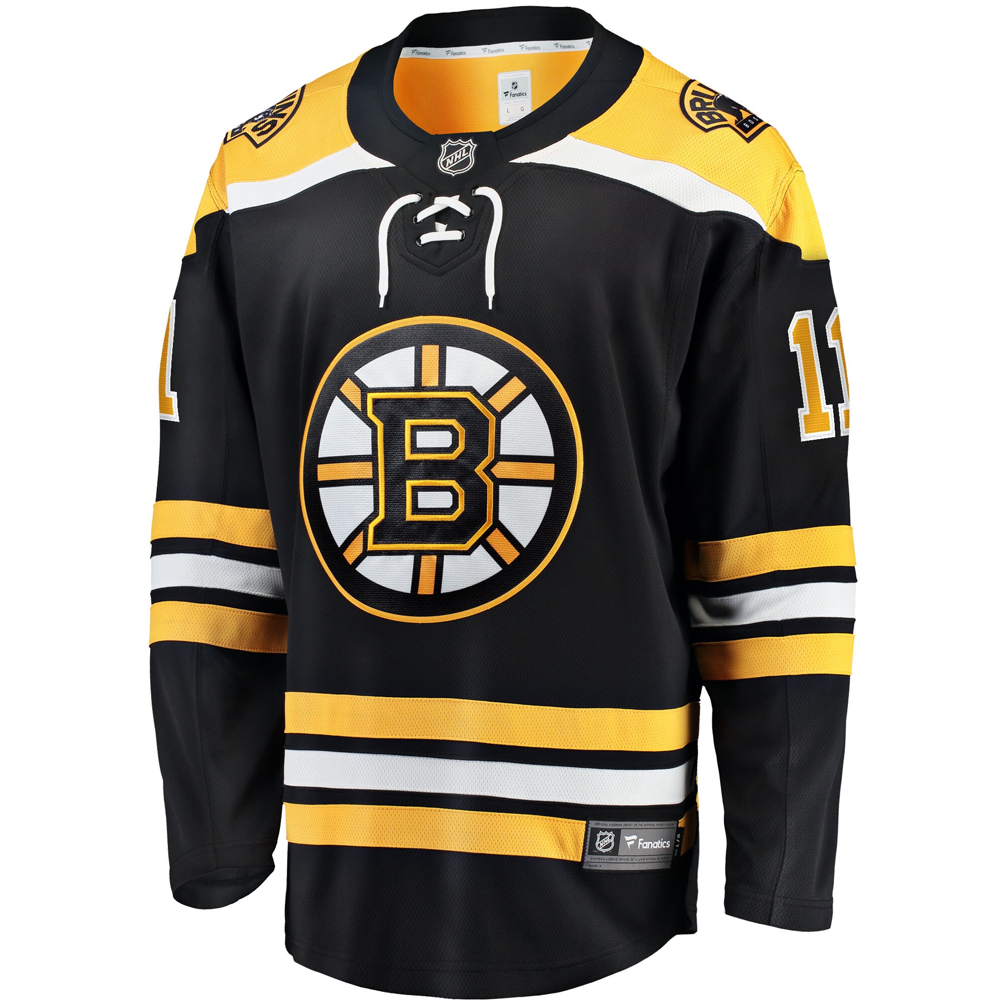 Boston Bruins Trent Frederic Black Home Breakaway Player NHL Jersey Men's