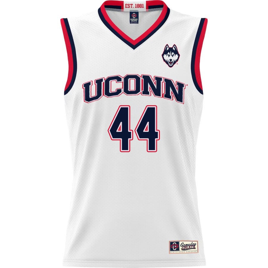 Andre Jackson Jr. 44 UConn Huskies White NCAA Jersey Men's