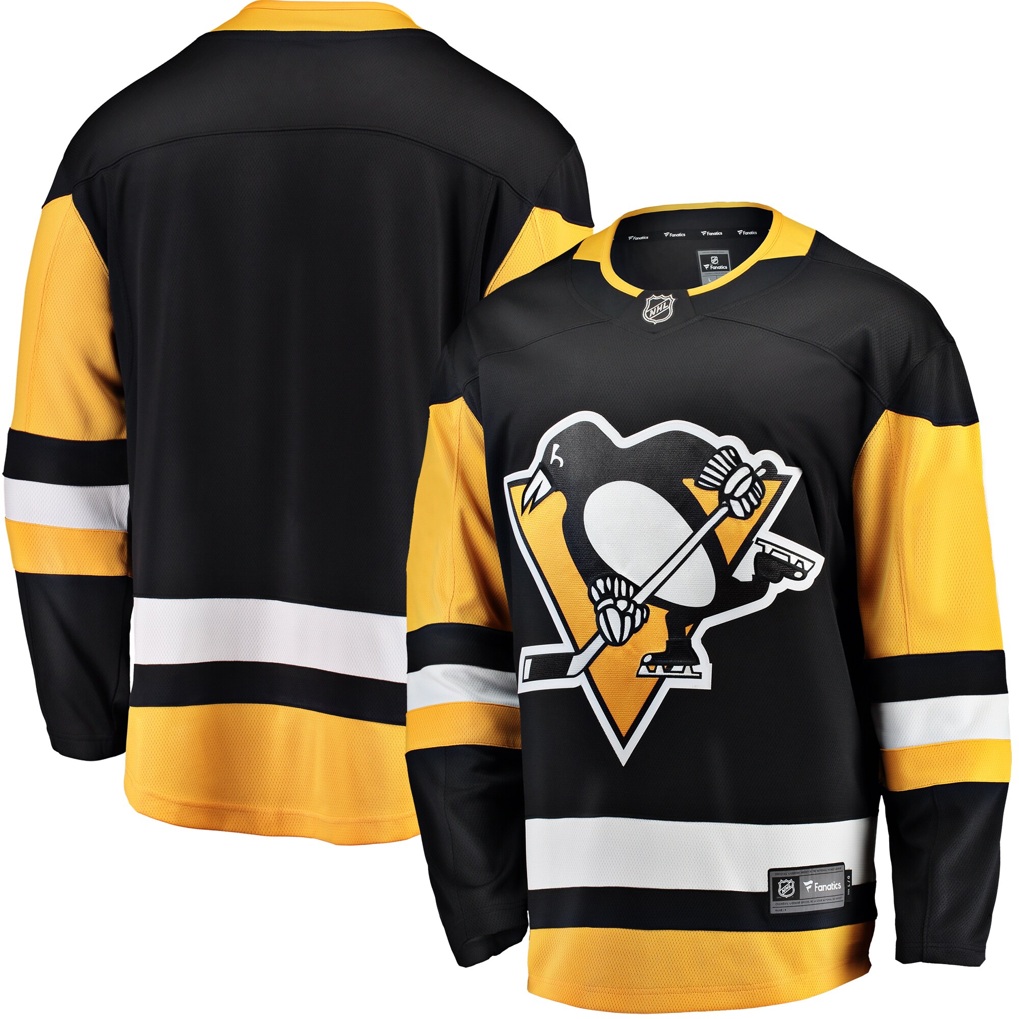 Pittsburgh Penguins Black Breakaway Home NHL Jersey Men's
