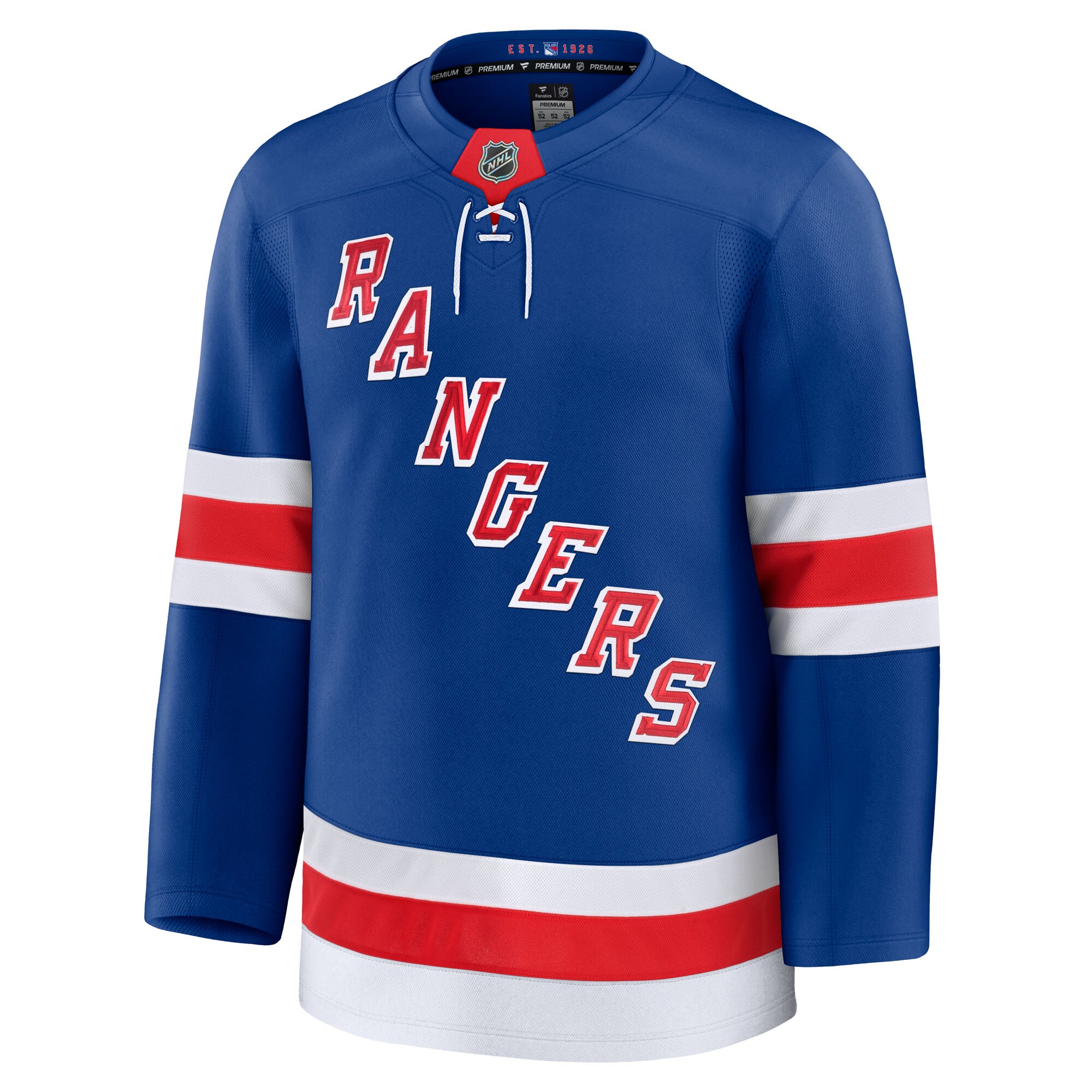 New York Rangers Blue Home Premium NHL Jersey Men's