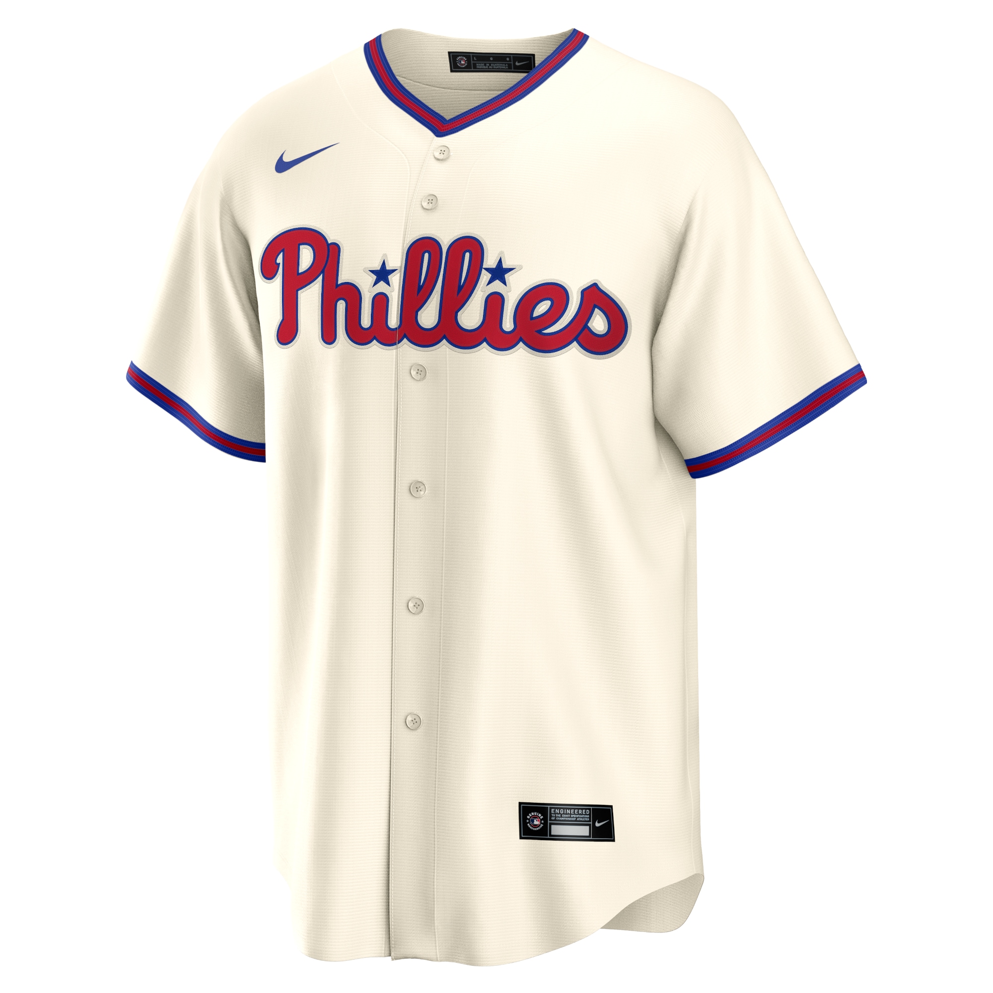 Philadelphia Phillies Bryce Harper Cream Alternate Player Name MLB Jersey Men's