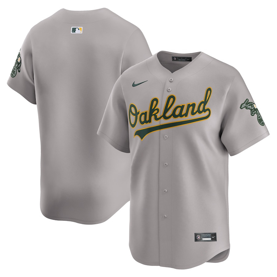 Oakland Athletics Away Limited Gray MLB Jersey Men's