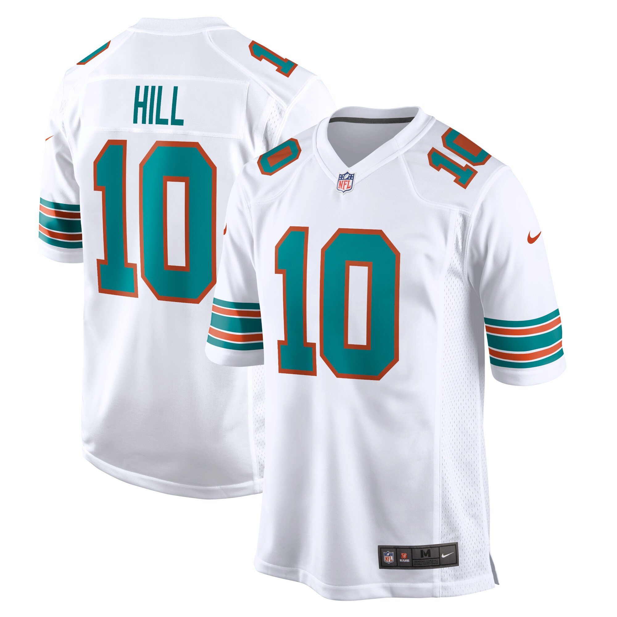 Miami Dolphins Tyreek Hill White Alternate Game NFL Jersey Men's