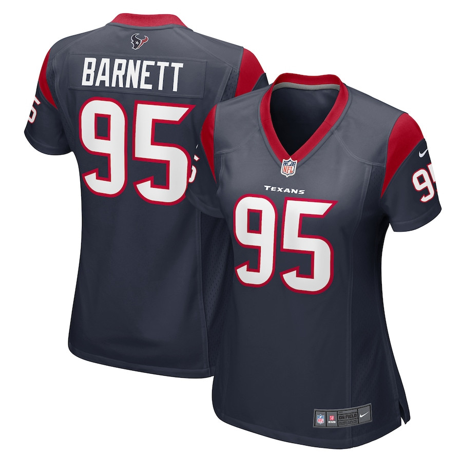 Derek Barnett 95 Houston Texans Game Navy NFL Jersey Women's