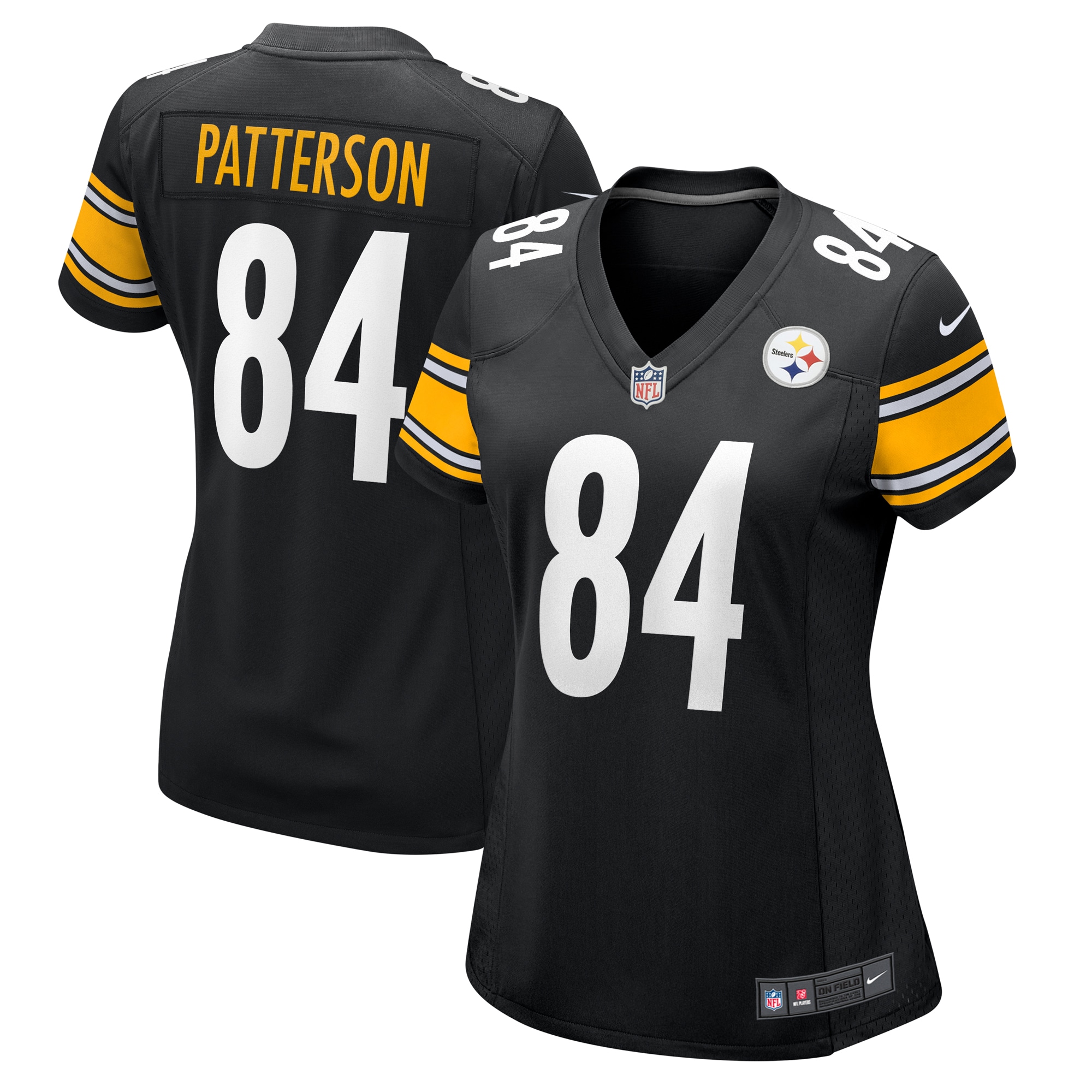 Pittsburgh Steelers Cordarrelle Patterson Black Game NFL Jersey Women's