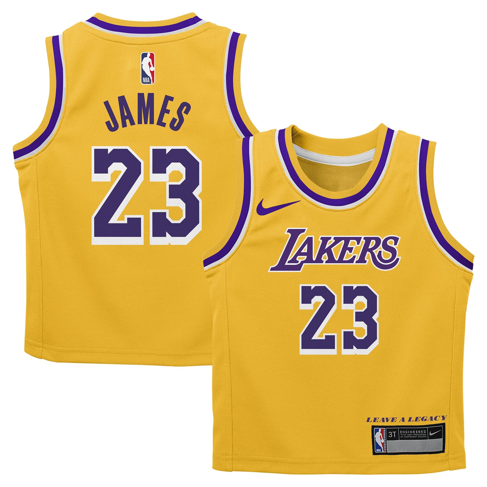 Los Angeles Lakers Icon Box Set Lebron James Infant NBA Jersey Men's