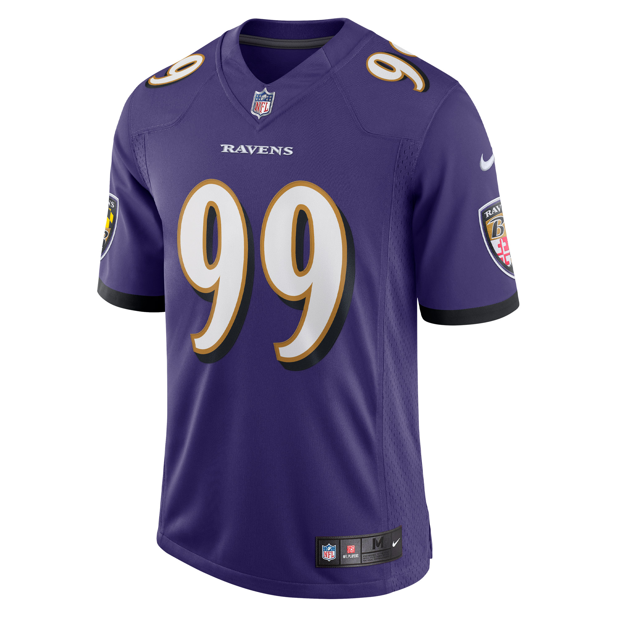 Baltimore Ravens Odafe Oweh Purple Vapor Limited NFL Jersey Men's