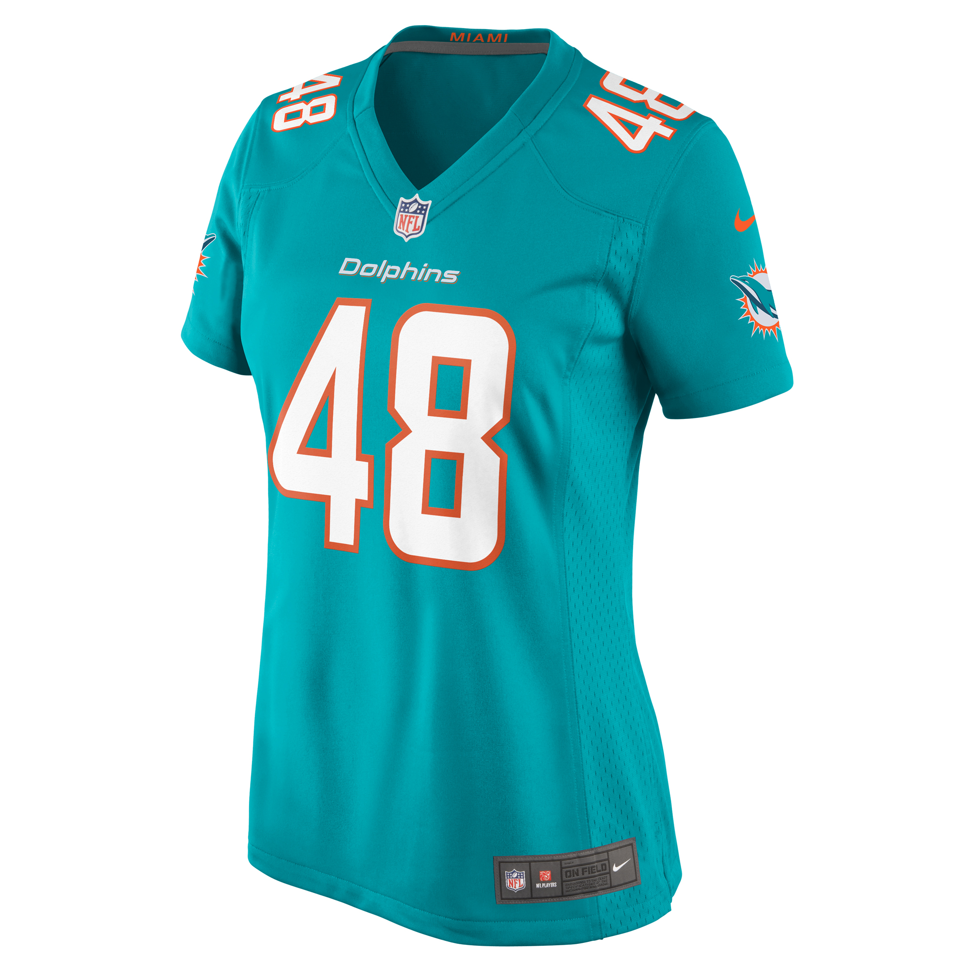 Miami Dolphins Blake Ferguson Aqua Game NFL Jersey Women's