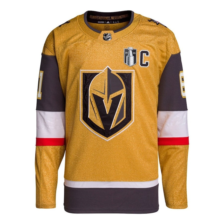 Mark Stone 61 Vegas Golden Knights 2023 Stanley Cup Final Home Player Gold NHL Jersey Men's