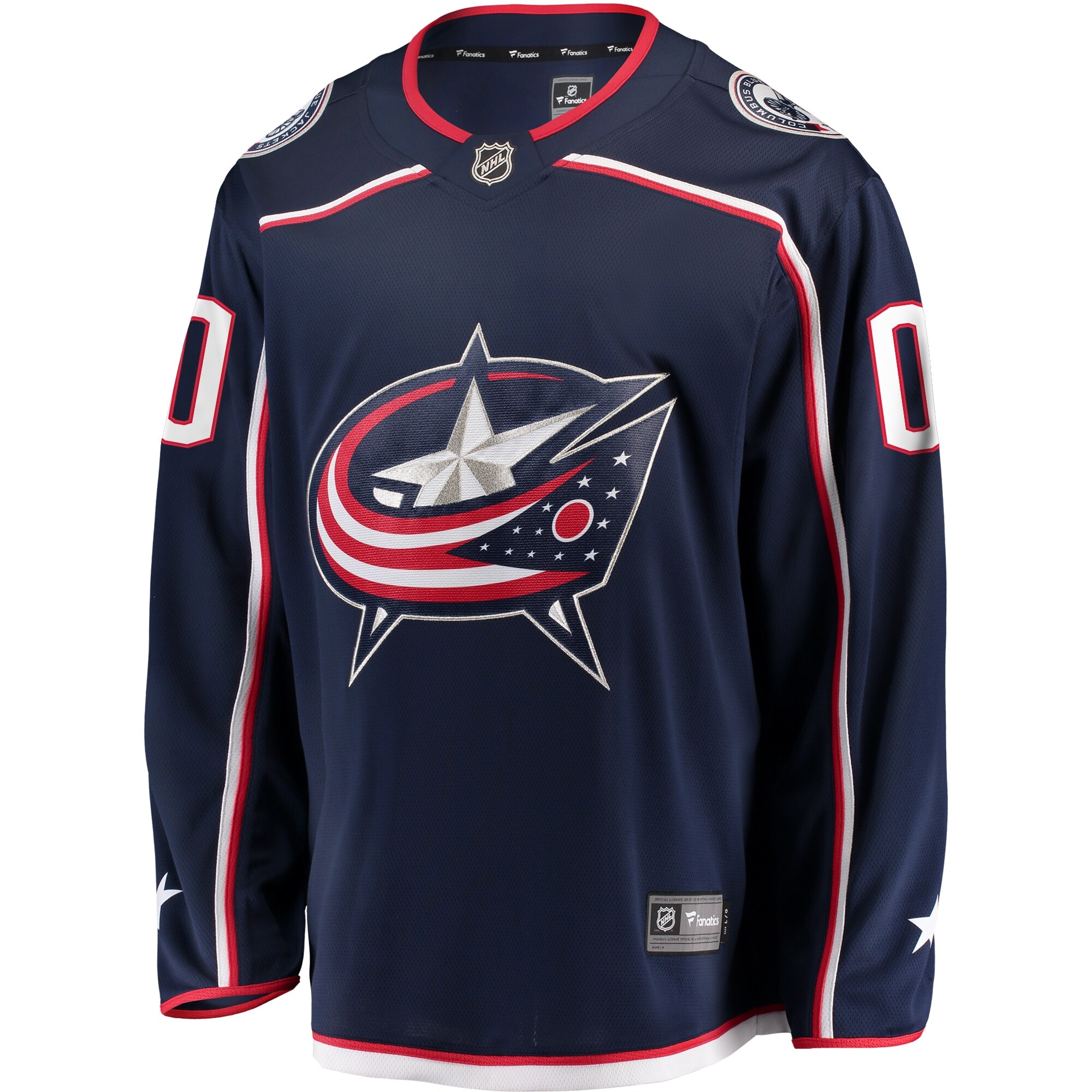 Columbus Blue Jackets Navy Home Breakaway Custom NHL Jersey Men's