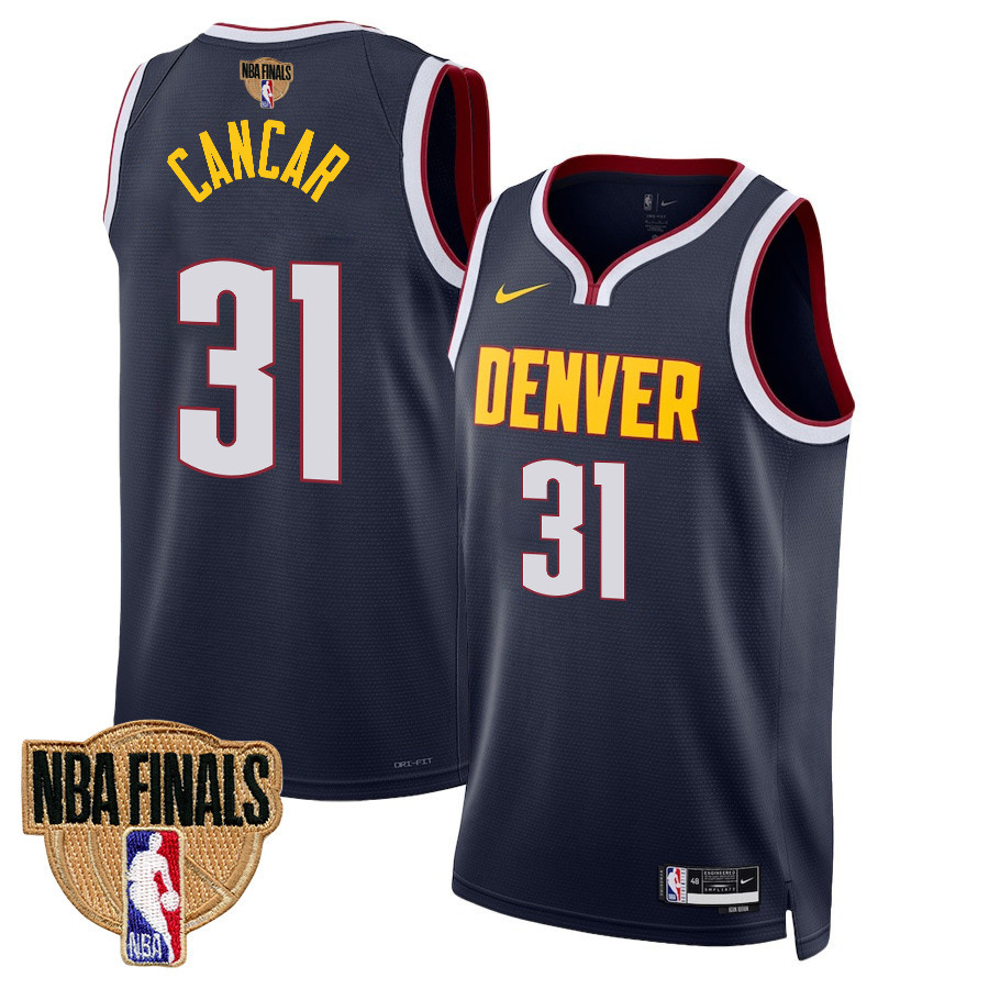 Vlatko Cancar 31 Denver Nuggets Final Champions 2023 Swingma Black NBA Jersey Youth