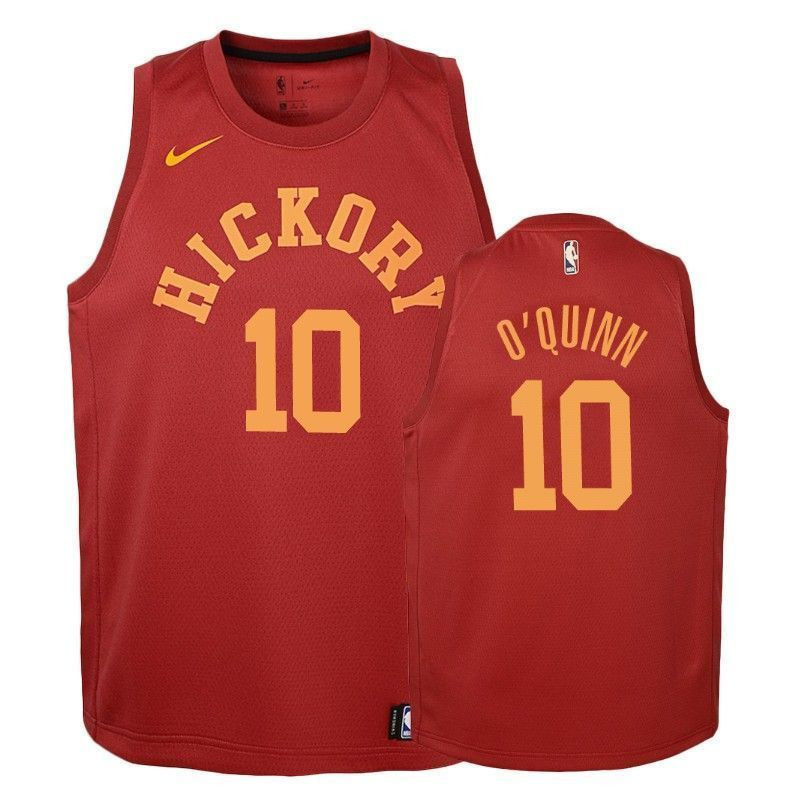 Indiana Pacers Kyle O'quinn 10 Hardwood Classics Red NBA Jersey Youth