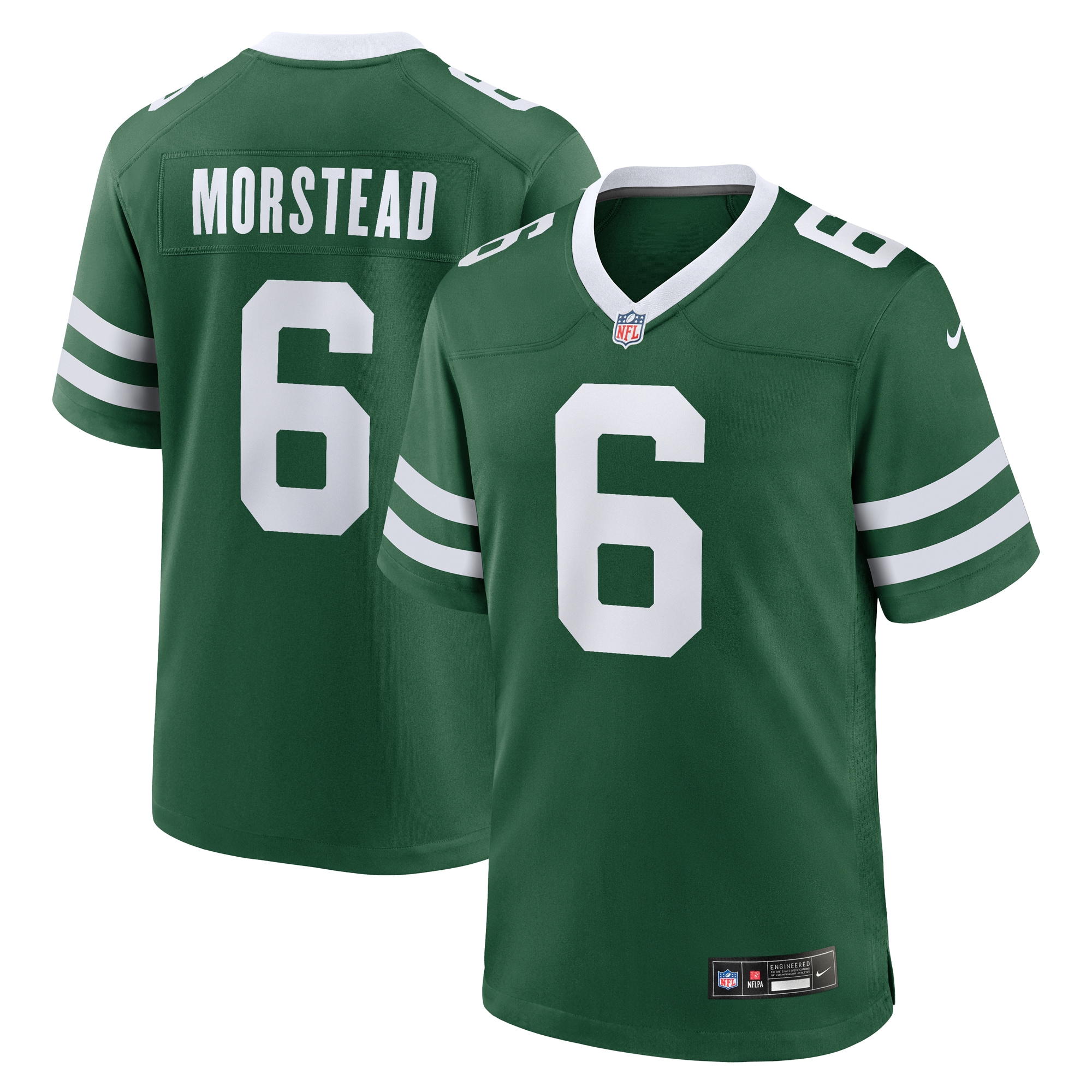 New York Jets Thomas Morstead Legacy Green Team Game NFL Jersey Men's