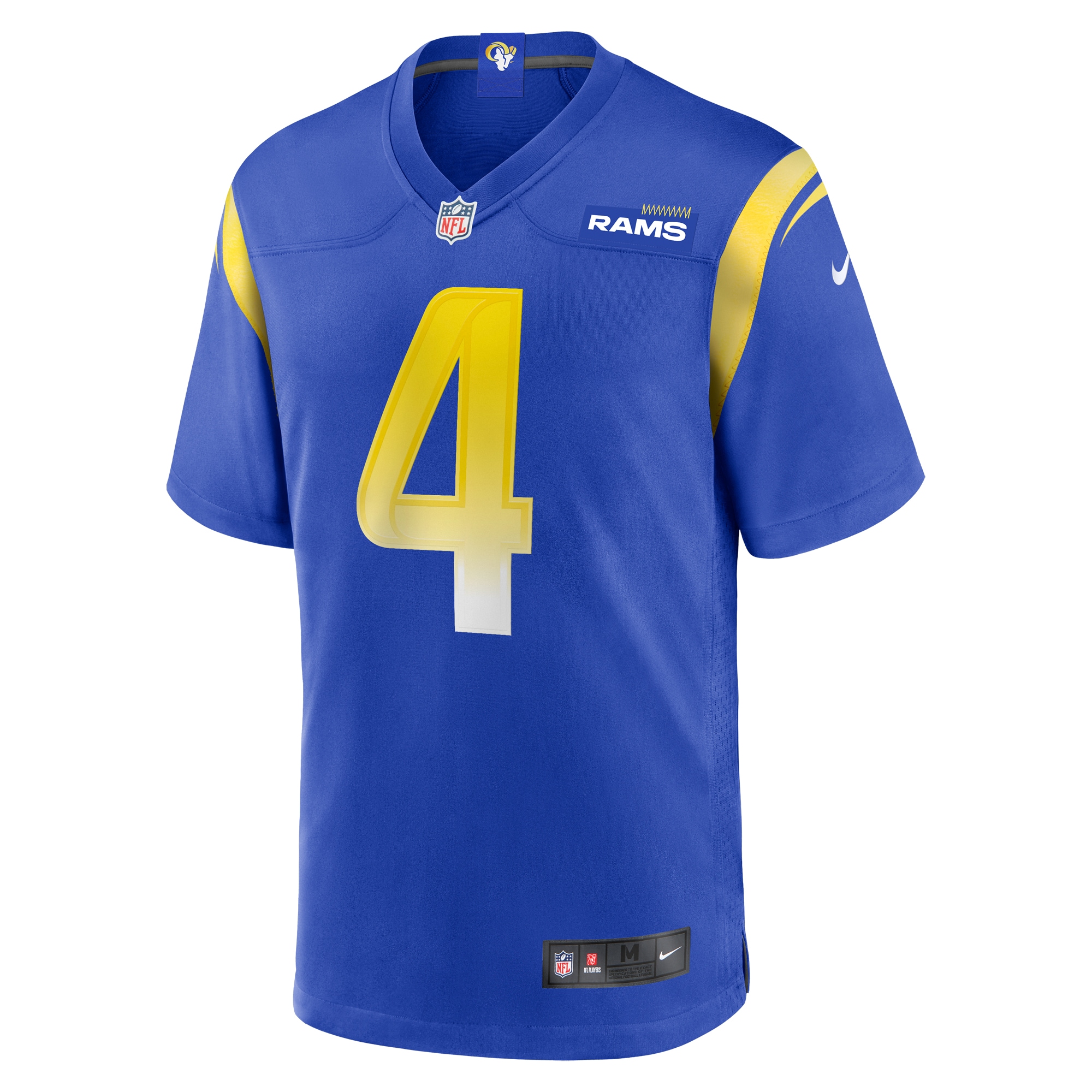 Los Angeles Rams Dresser Winn Royal Team Game NFL Jersey Men's