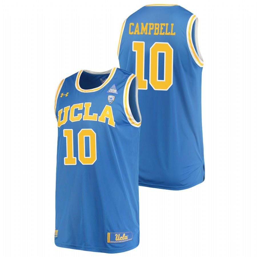 UCLA Bruins Tyger Campbell 10 2023 Blue College Performance NCAA Jersey Men's