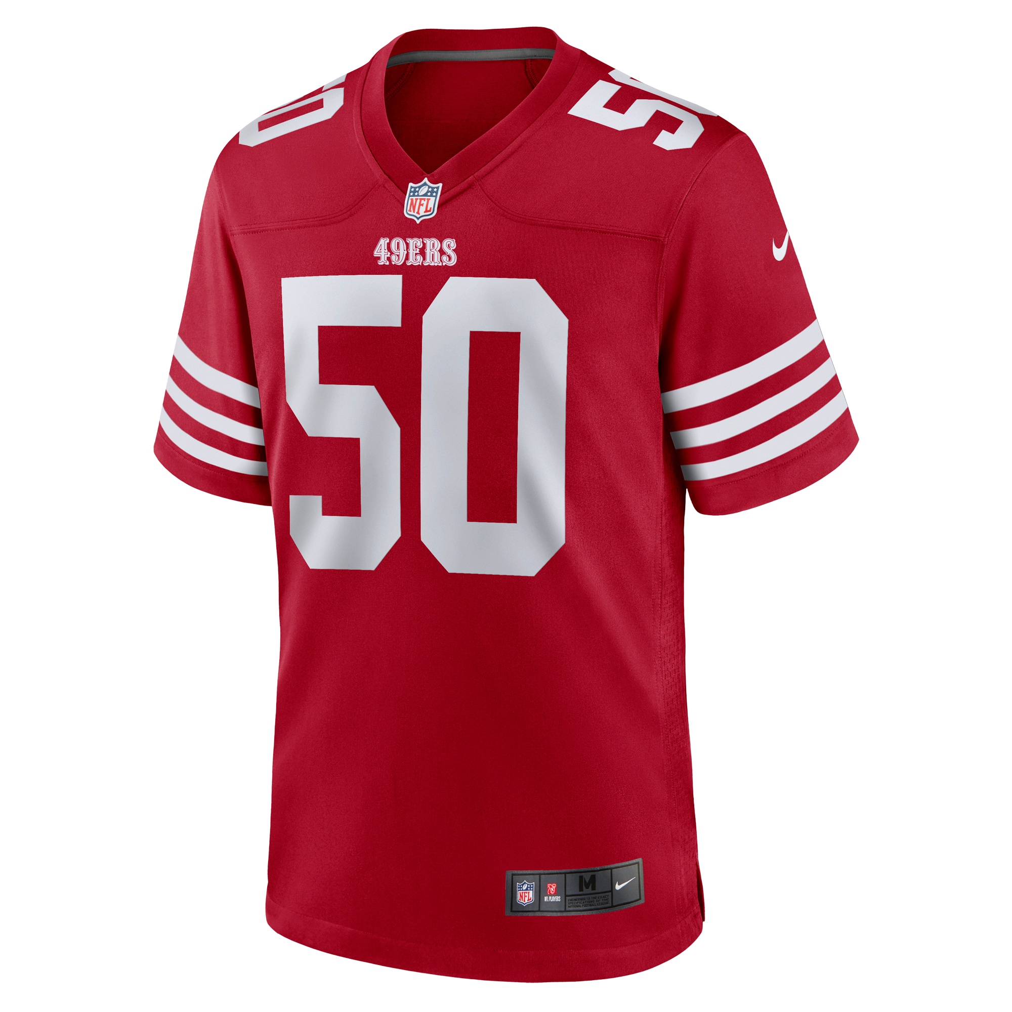 San Francisco 49ers Jalen Graham Scarlet Team Game NFL Jersey Men's