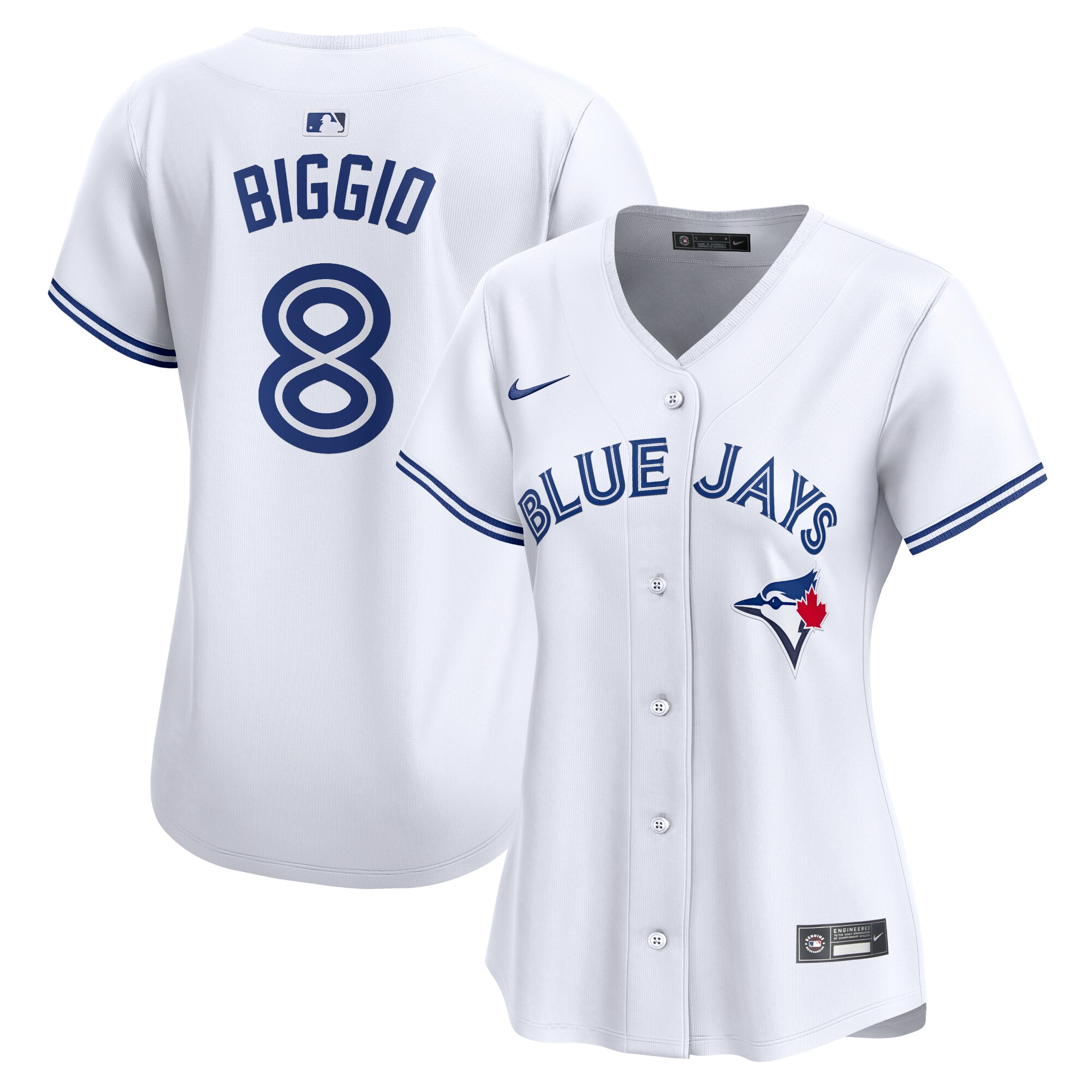 Toronto Blue Jays Cavan Biggio White Home Limited Player MLB Jersey Women's