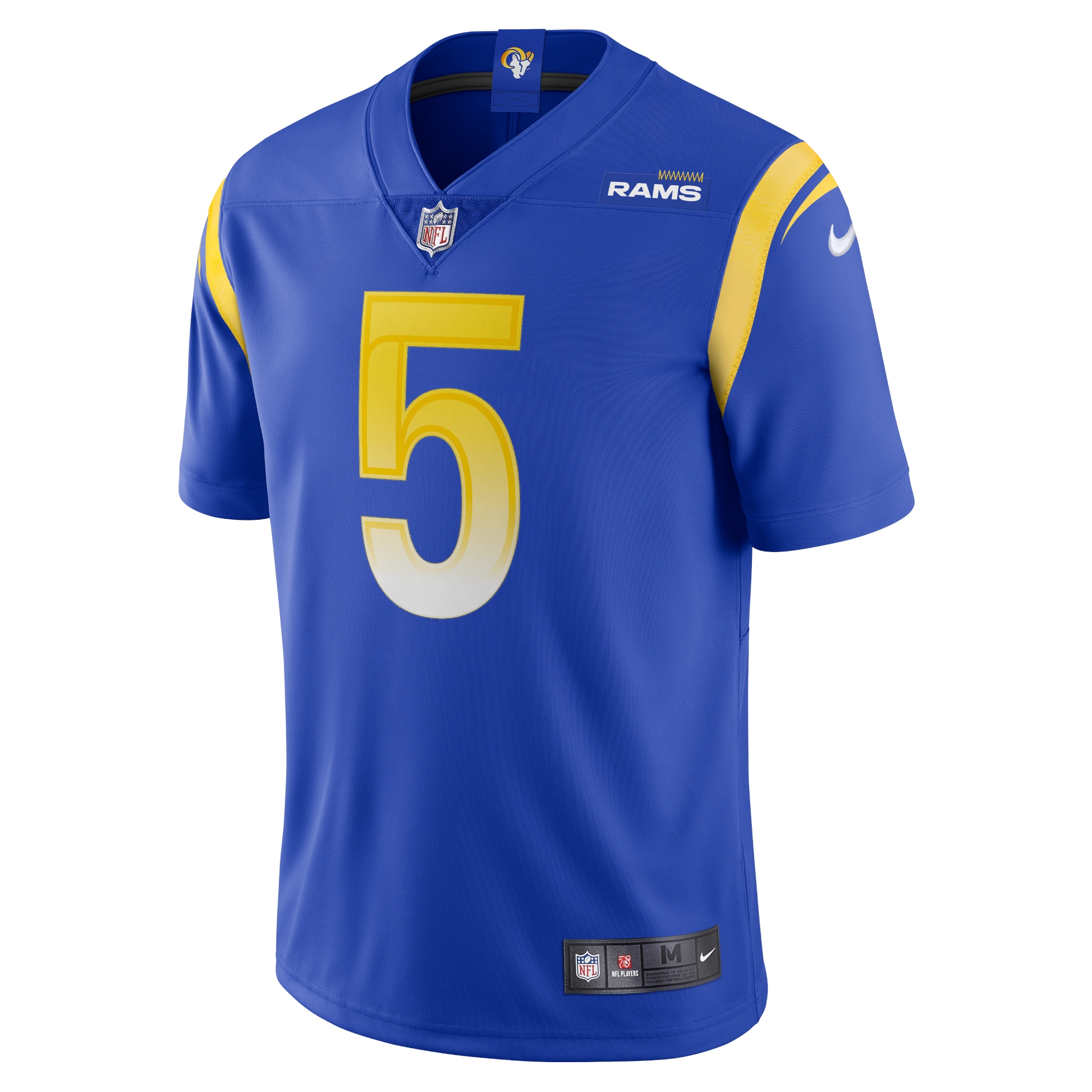 Los Angeles Rams Jalen Ramsey Royal Team Vapor Limited NFL Jersey Men's