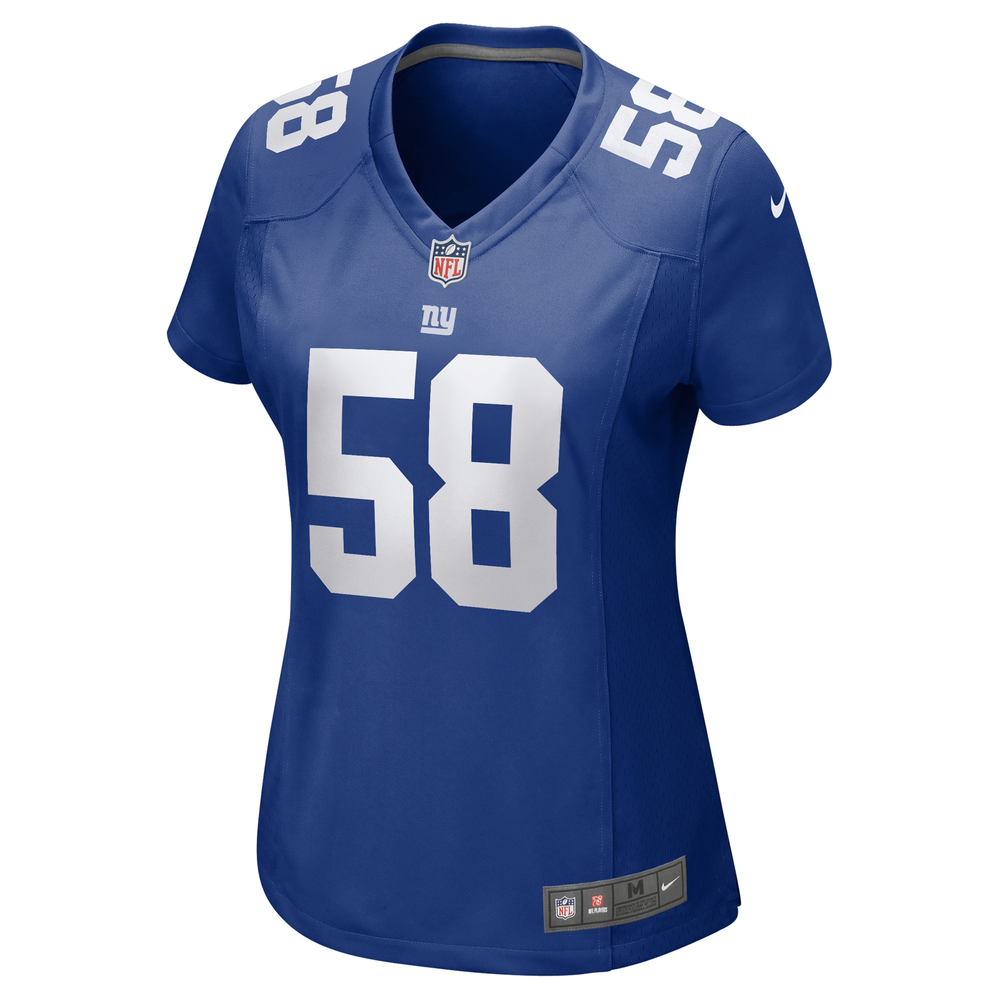 New York Giants Bobby Okereke Royal Game Player NFL Jersey Women's