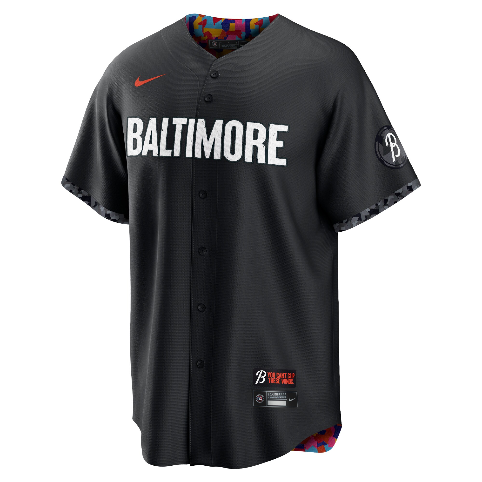 Baltimore Orioles Black City Connect MLB Jersey Men's