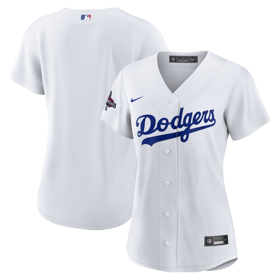 Los Angeles Dodgers 2024 World Series Champions Home Player White MLB Jersey Women's