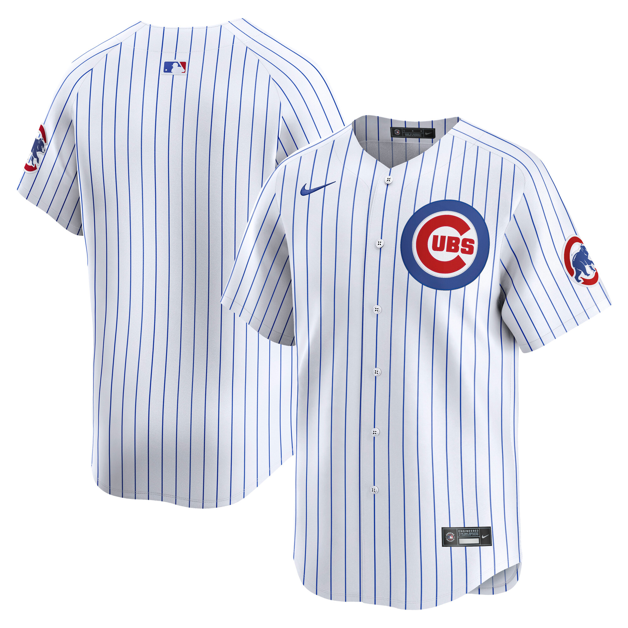 Chicago Cubs White Home Limited MLB Jersey Men's