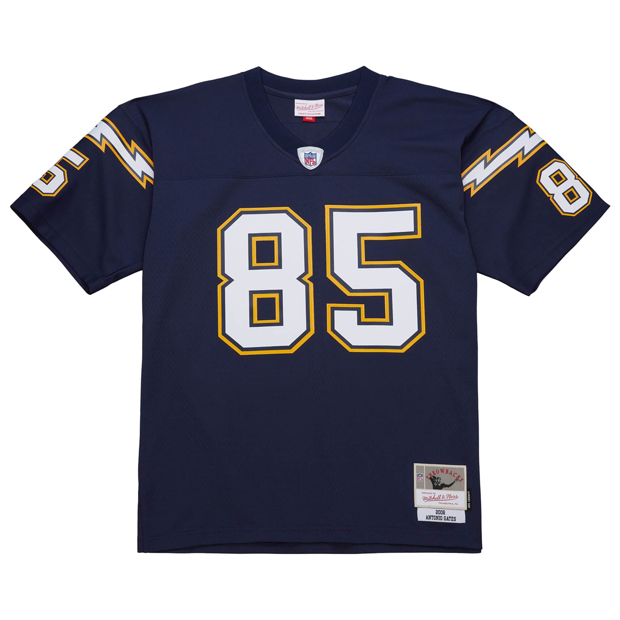 San Diego Chargers Antonio Gates Mitchell Ness Navy 2006 Legacy NFL Jersey Men's