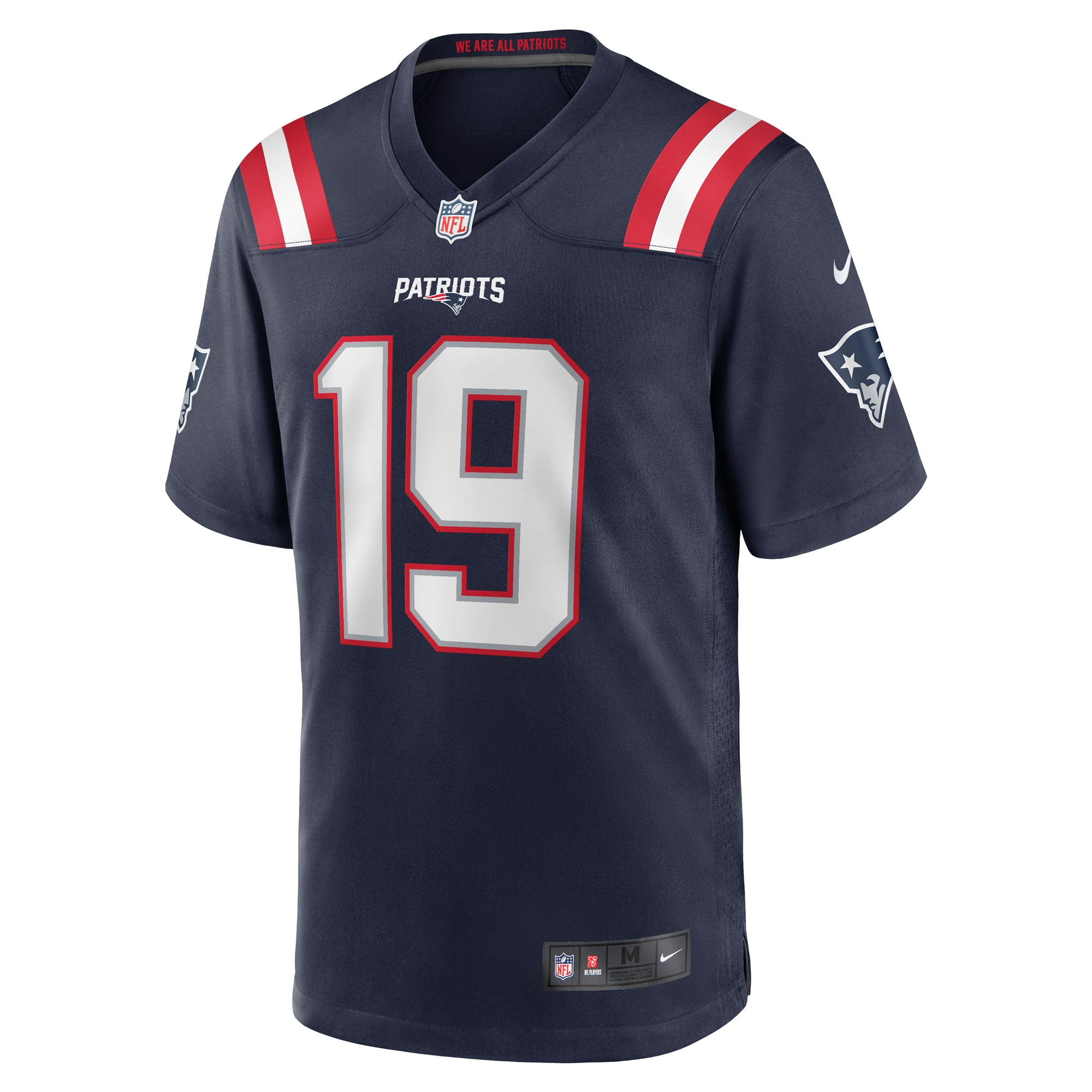 New England Patriots Matt Corral Navy Team Game NFL Jersey Men's