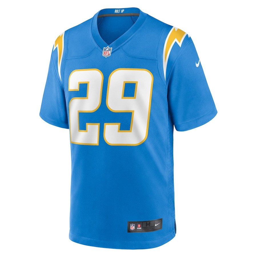 Tarheeb Still 29 Los Angeles Chargers Team Game Powder Blue NFL Jersey Men's
