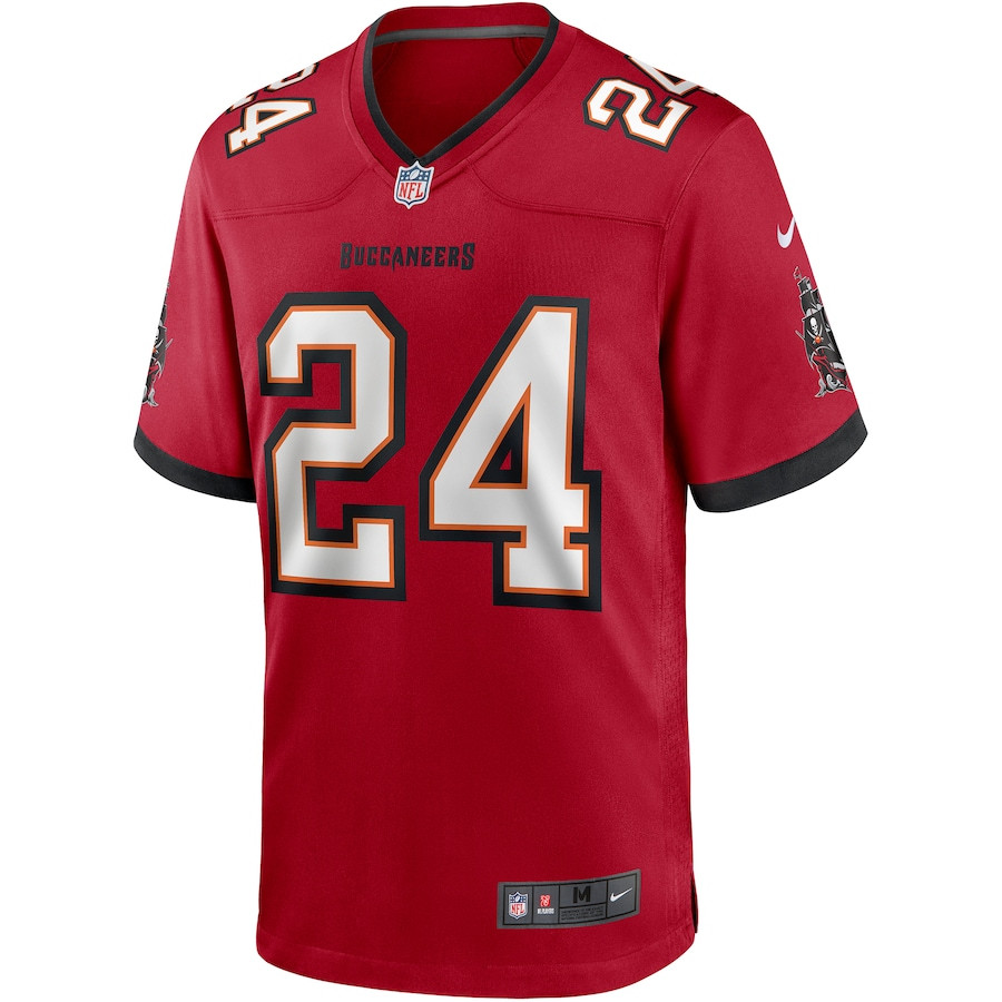 Cadillac Williams 24 Tampa Bay Buccaneers Game Retired Red NFL Jersey Men's