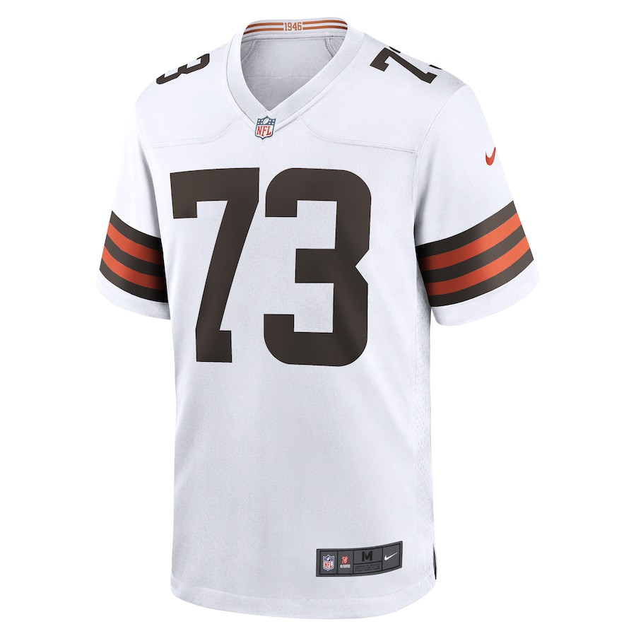 Joe Thomas 73 Cleveland Browns Retired Game White NFL Jersey Men's