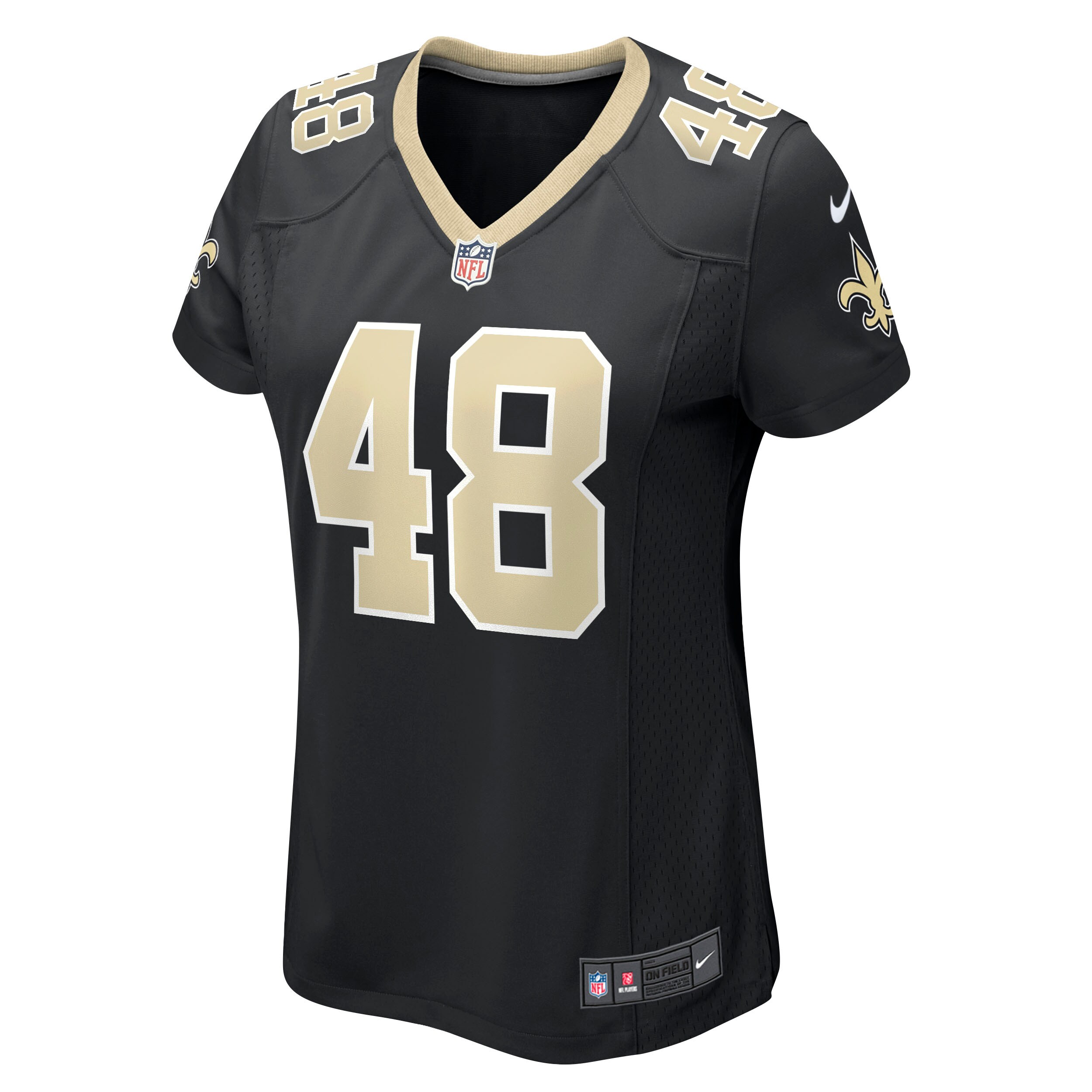 New Orleans Saints J.T. Gray Black Game NFL Jersey Women's