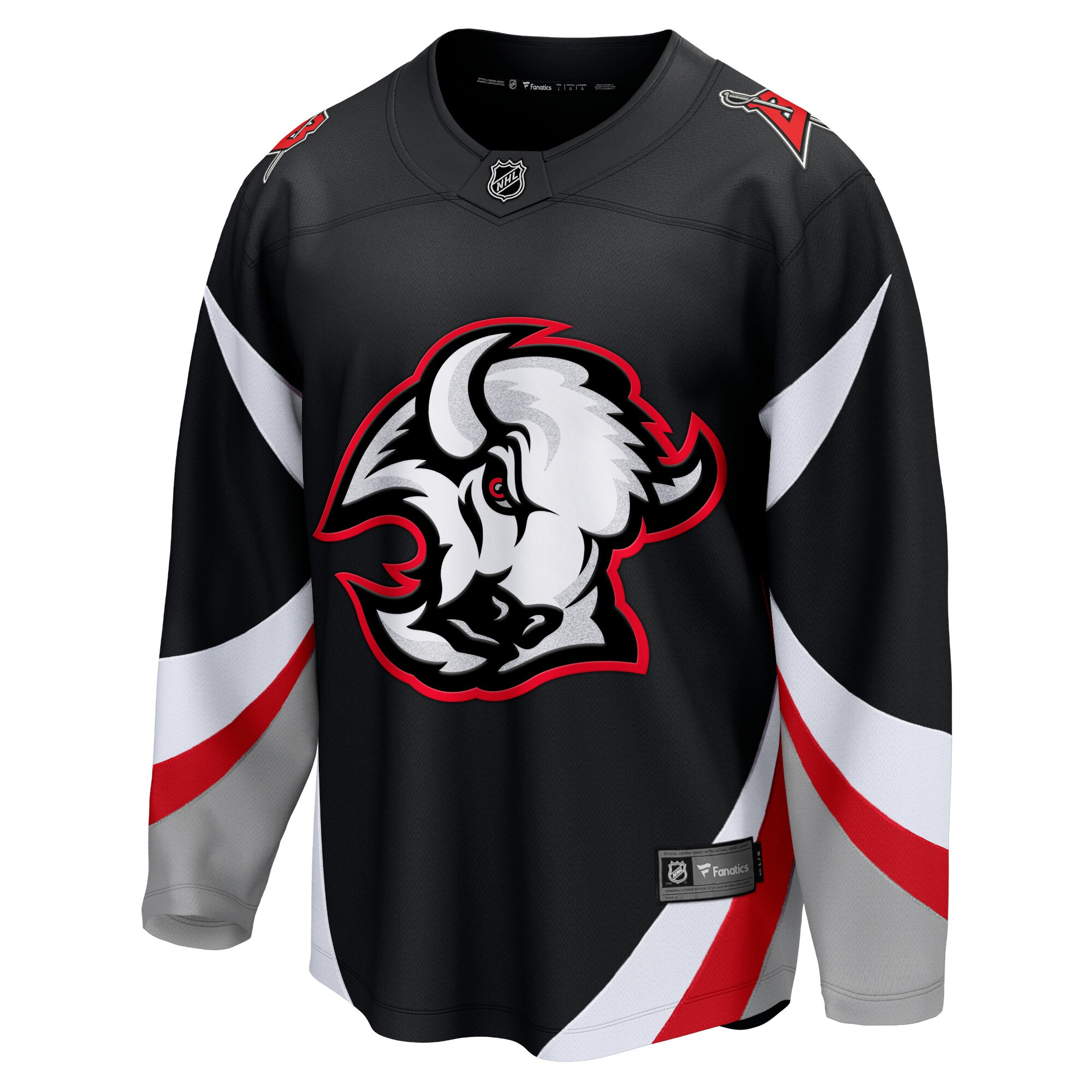 Buffalo Sabres Black Alternate Premier Breakaway Blank NHL Jersey Men's