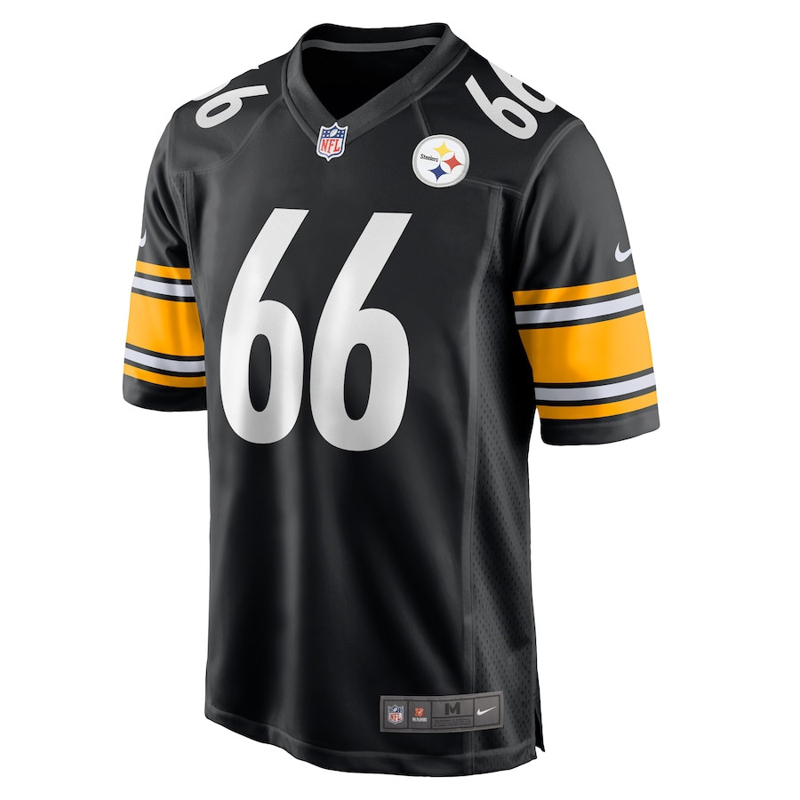 Mason McCormick 66 Pittsburgh Steelers Game Black NFL Jersey Men's