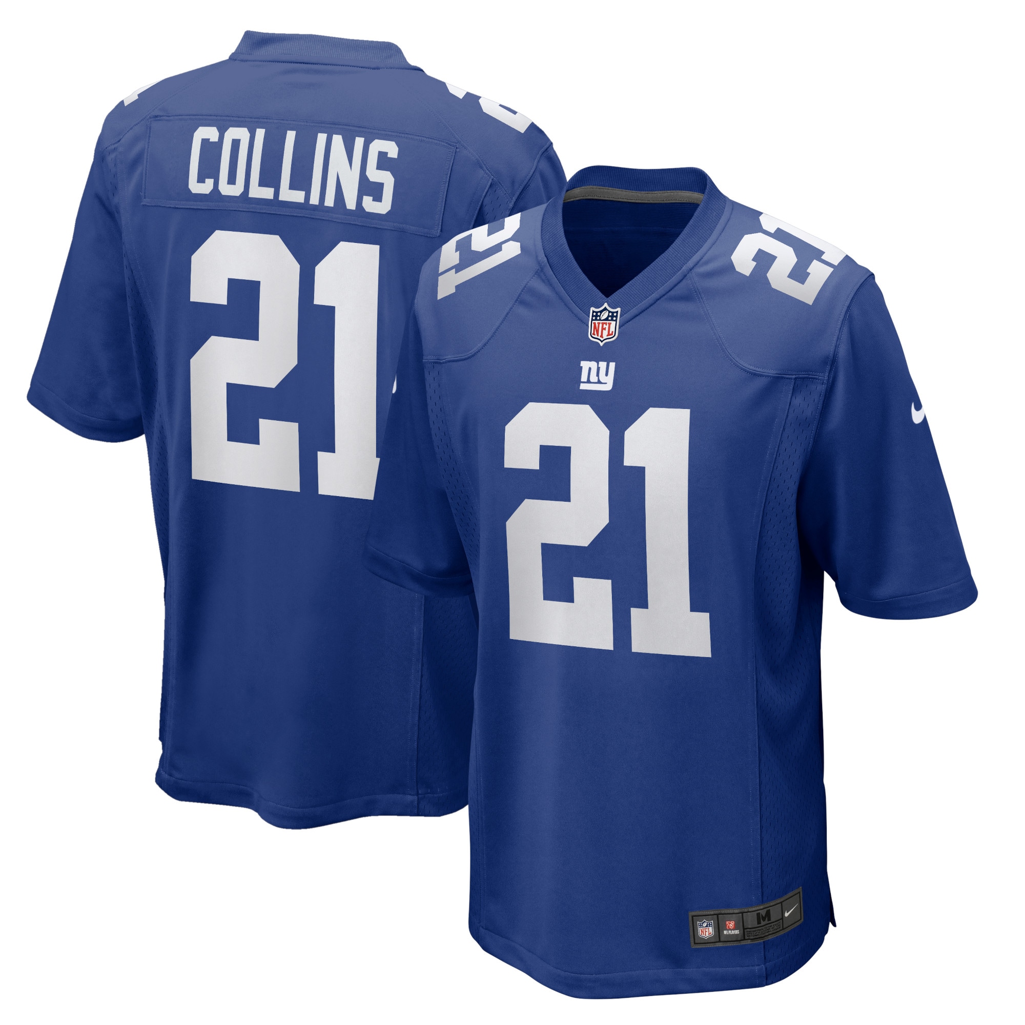 New York Giants Landon Collins Royal Home Game Player NFL Jersey Men's