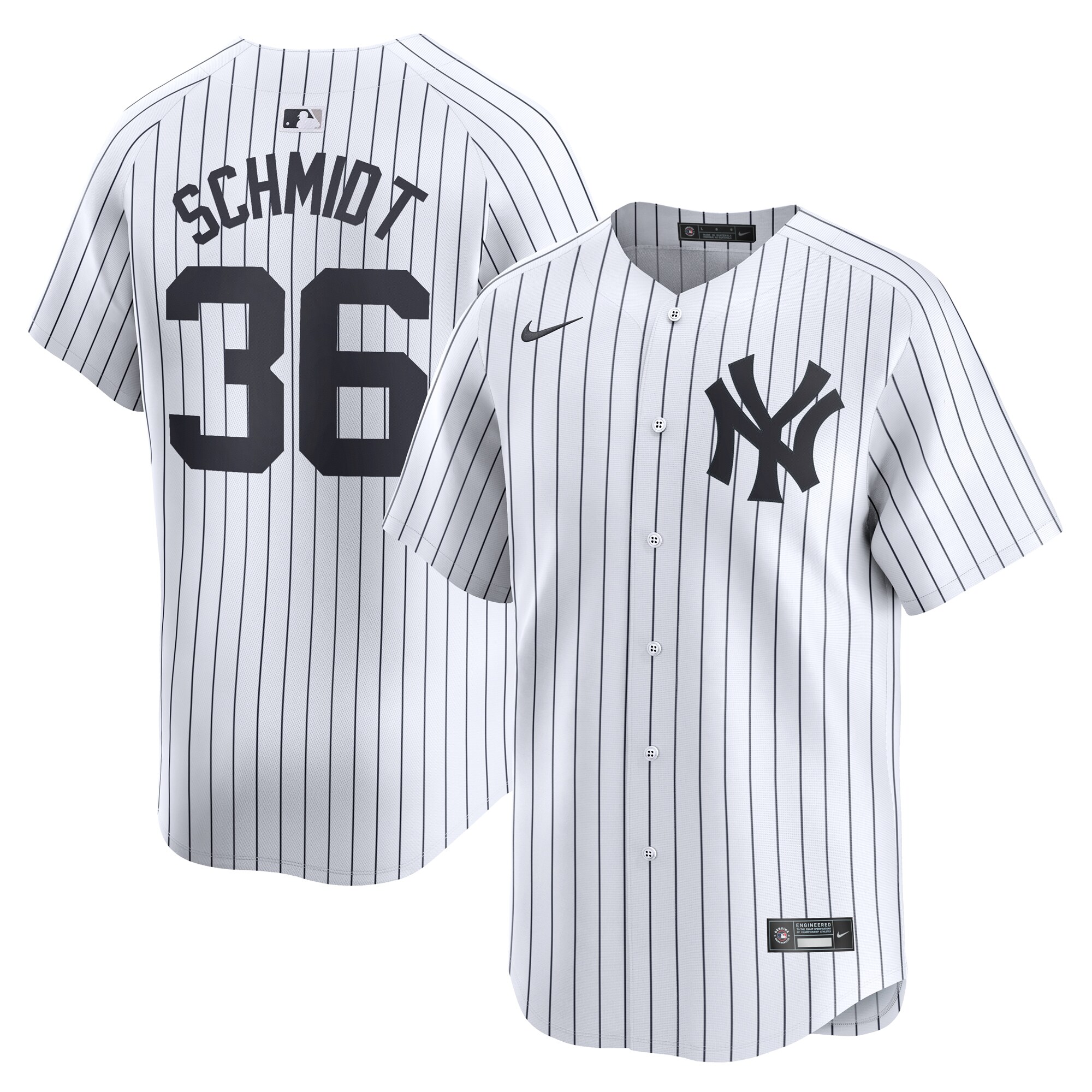 New York Yankees Clarke Schmidt White Home Limited Player MLB Jersey Men's