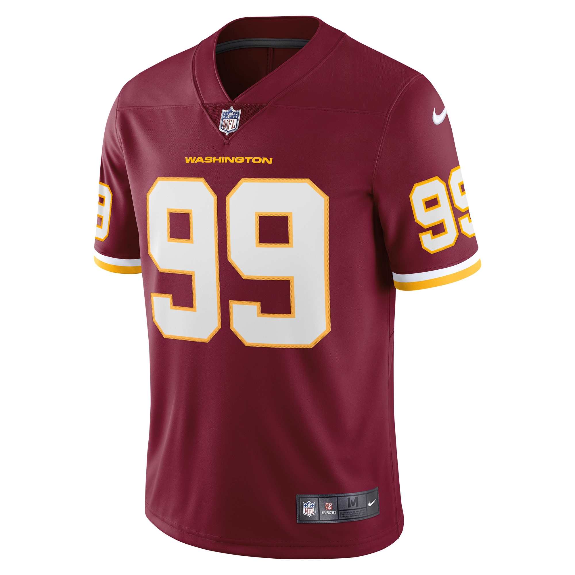 Washington Commanders Team Chase Young Burgundy Vapor Limited NFL Jersey Men's