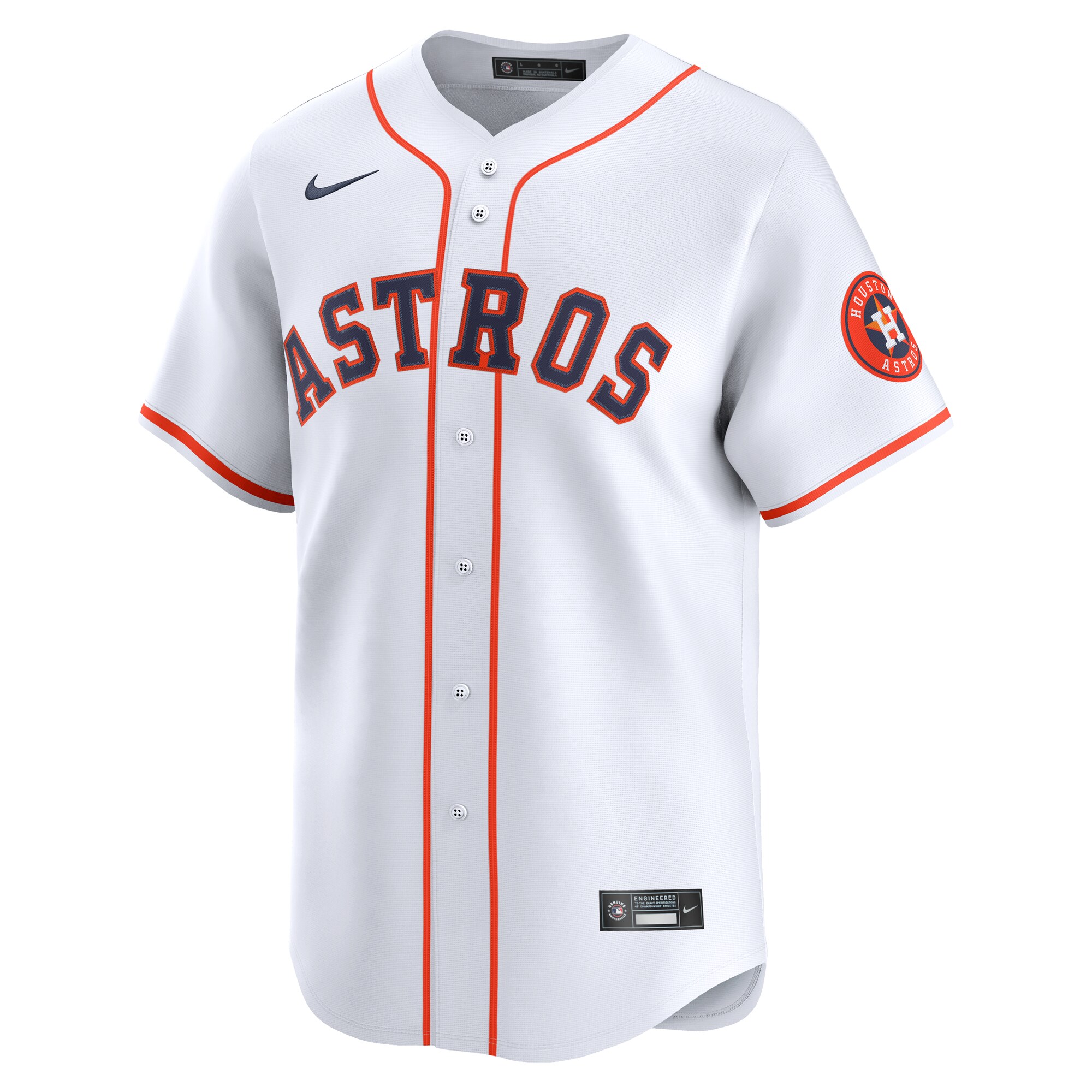 Houston Astros White Home Limited MLB Jersey Men's